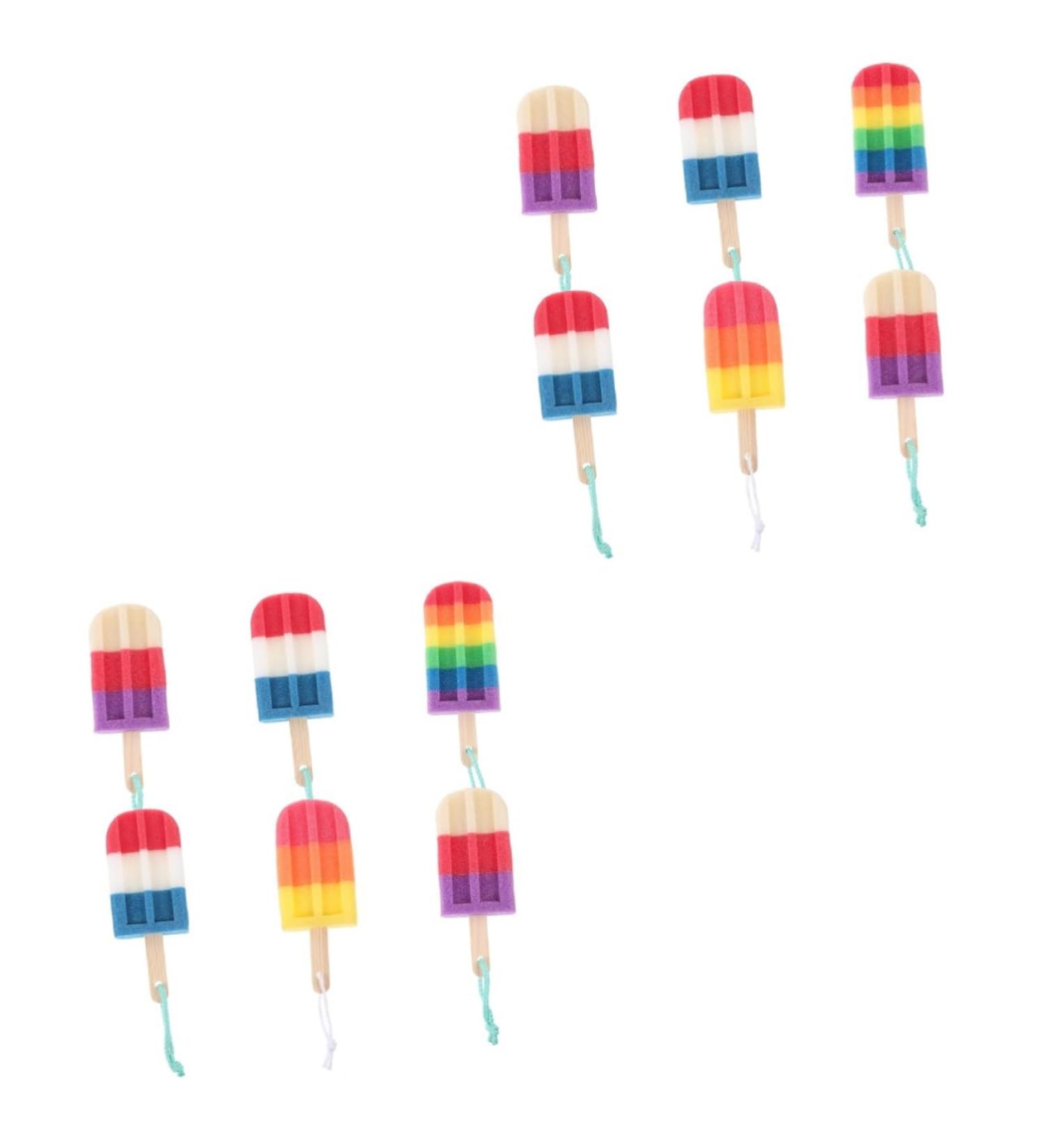 FRCOLOR 12 Pcs Bath Flower Shower Pouf & Scrubber Set - Soft Body Skin Exfoliating Bath Sponge - Ideal for Relaxing Bath Experience - Ships Internationally - Buy Online on GoSupps.com