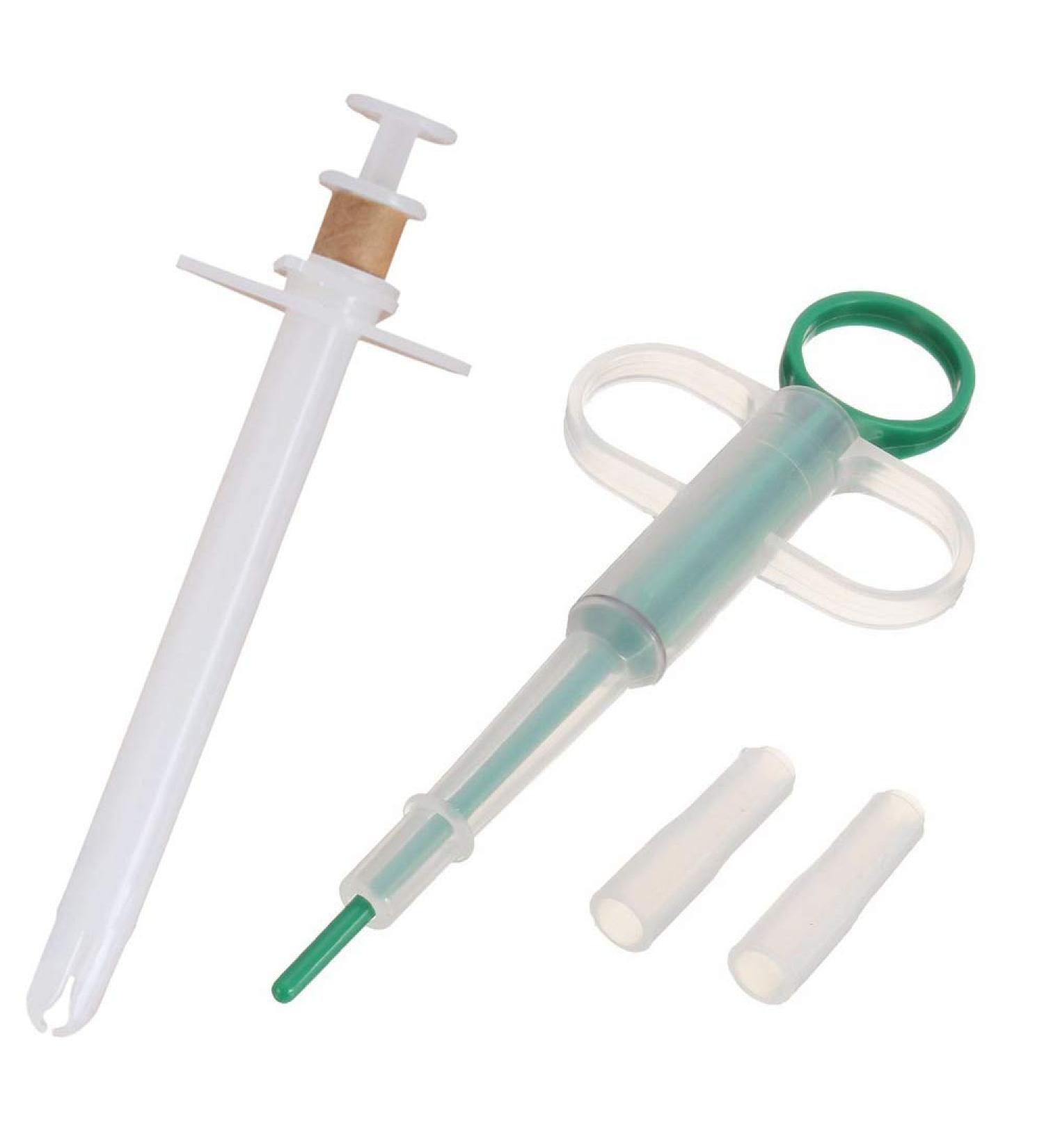 PIVBY Cat Pill Shooter - Pet Piller Gun for Easy Medication Dispensing - Pack of 2 - Buy Online on GoSupps.com