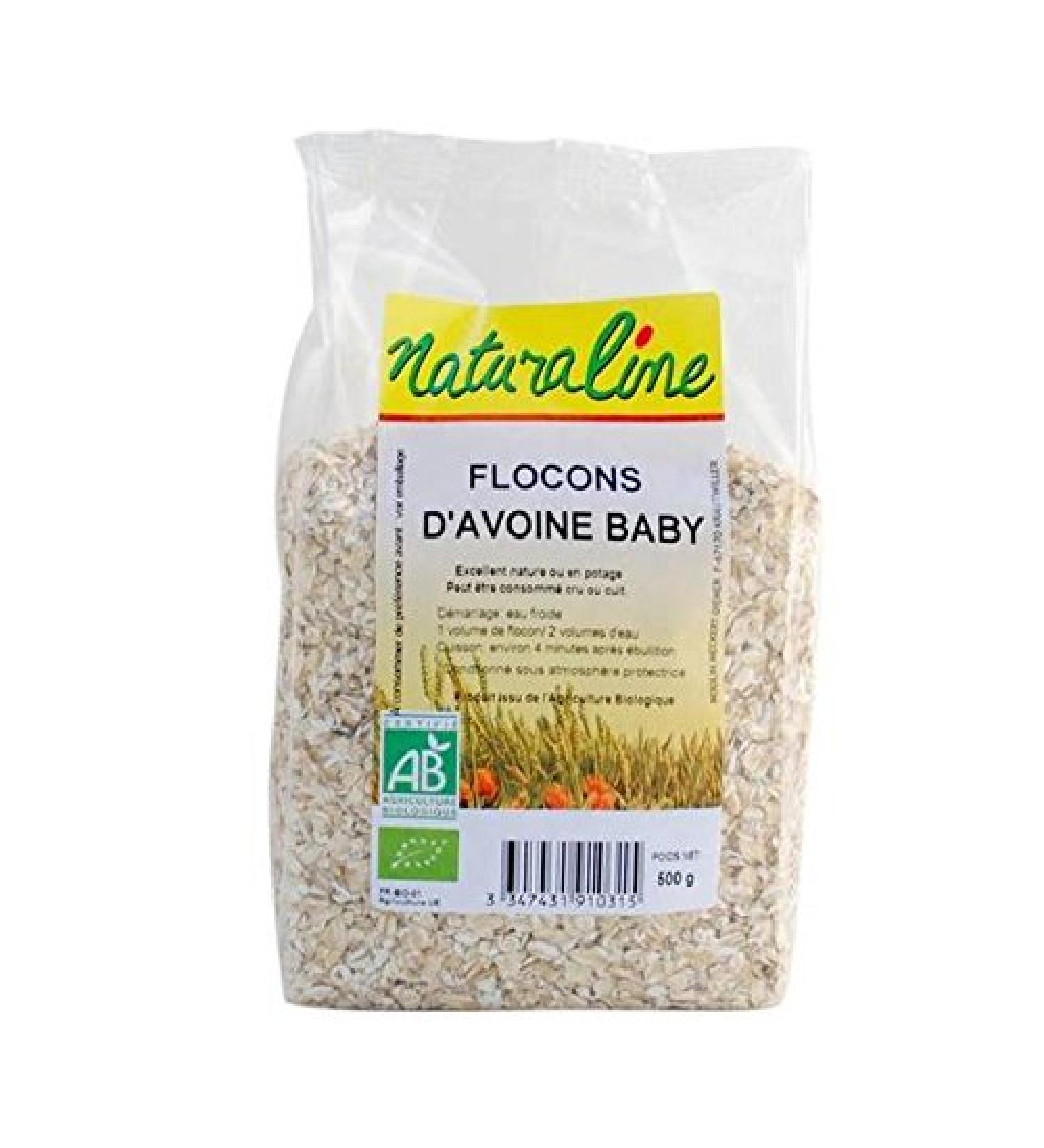Naturaline flocons d'avoine baby bio 500g ( Prix Par Unit )