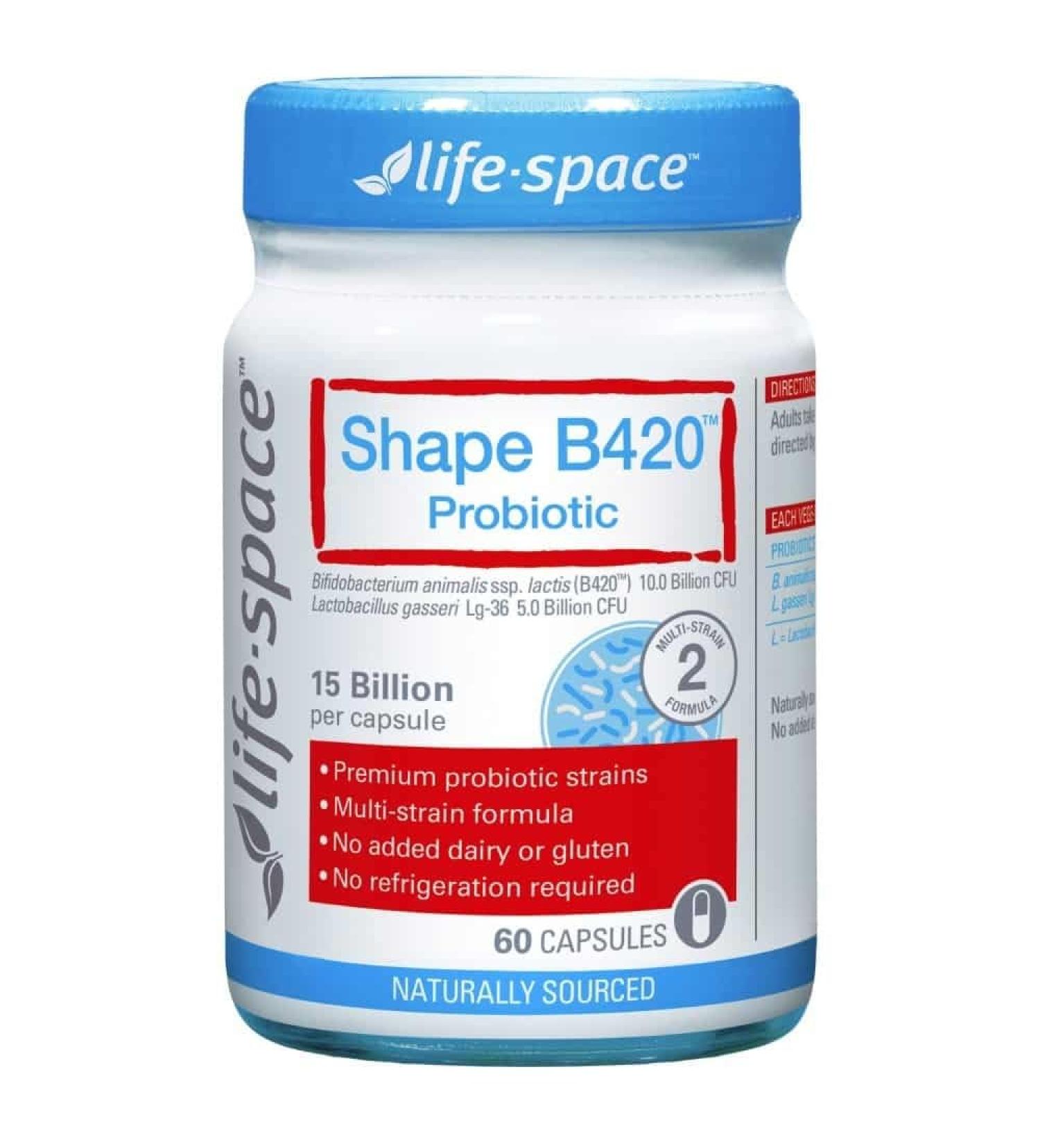Life Space Shape B420 Probiotic 60 Capsules