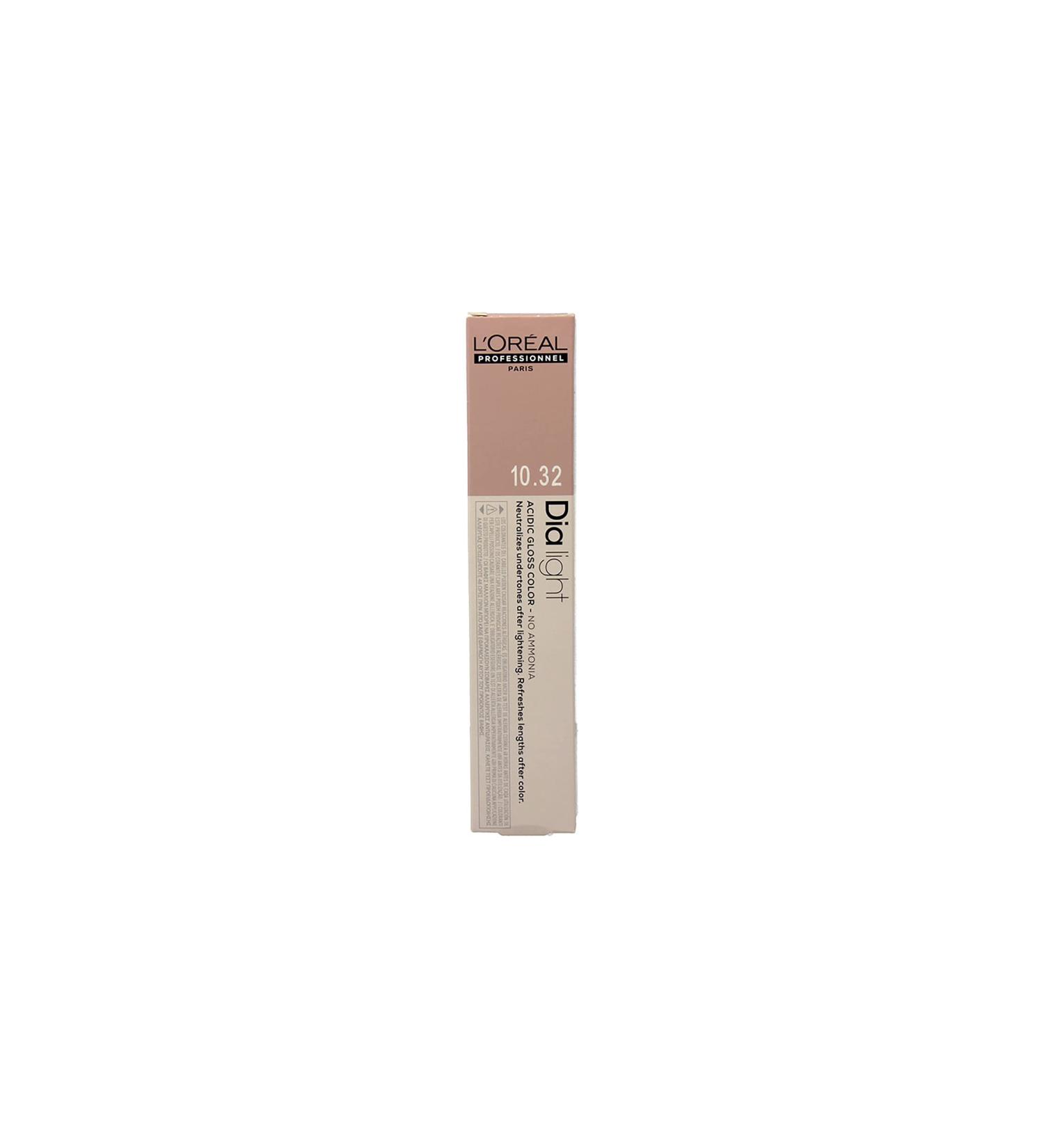 Loreal dia light tinte sin amon aco 50 ml color 10.32