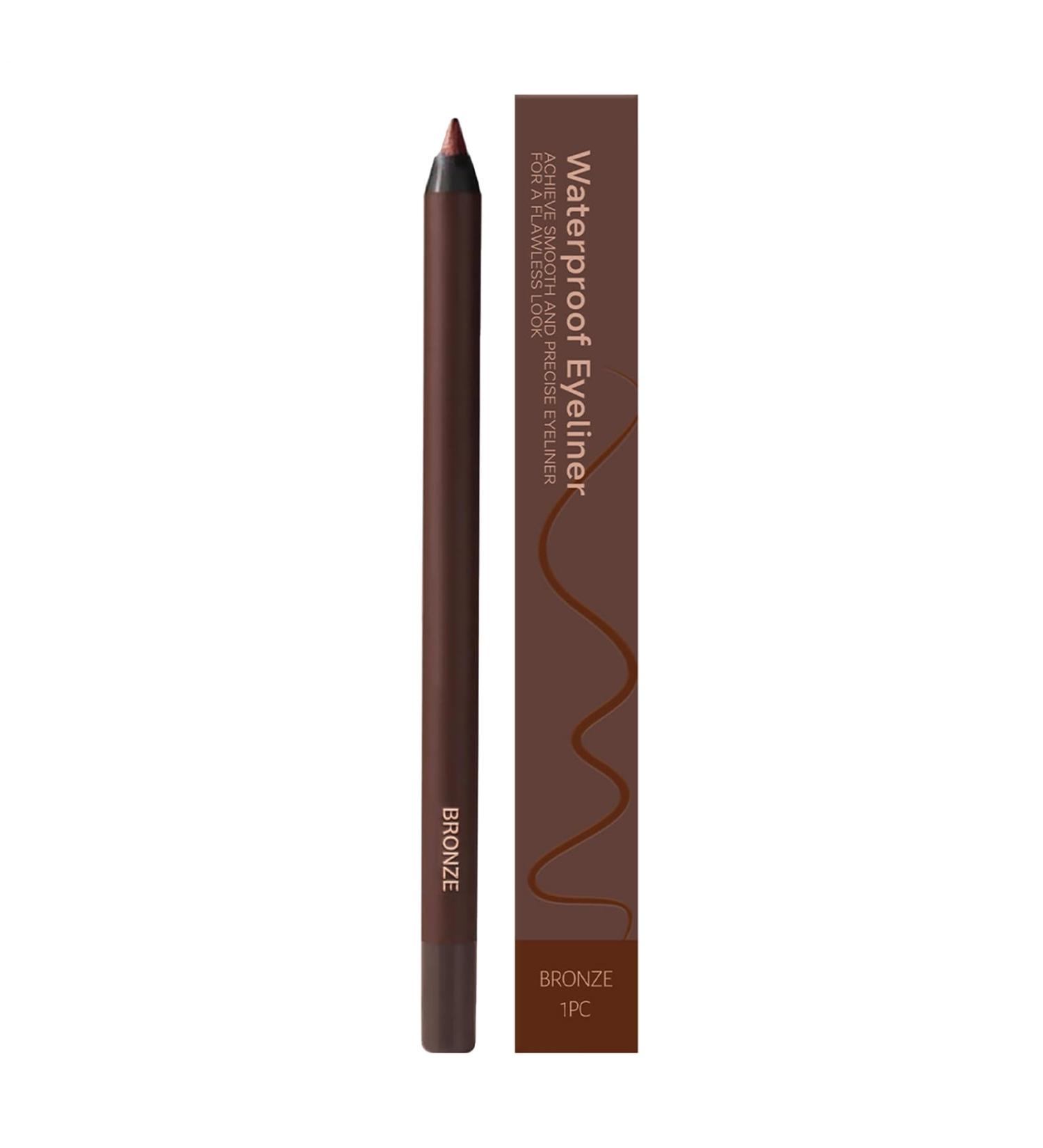 Crayon Pour Les Yeux 2 En 1 24 Heures R sistant Aux Traces Crayon Eye-Liner Et Sourcils | Maquillage De Beaut Lisse Et Imperm able Avec Stylo Sourcils Pour Le Voyage Natation Soir es Bronze - Buy Online on GoSupps.com