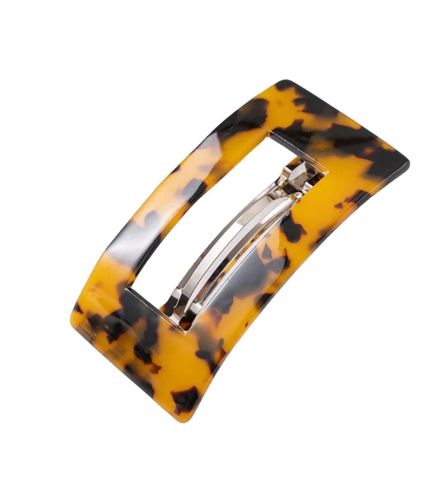 New 2025 Women Hair Claws Hairpin Barrettes Leopard Print Hair Clips Large Geometry Headwear For New For Fashion Ponytail Hair Accessories Hairgrip Jewelry Fashion Accessories Creative Gift - Buy Online on GoSupps.com