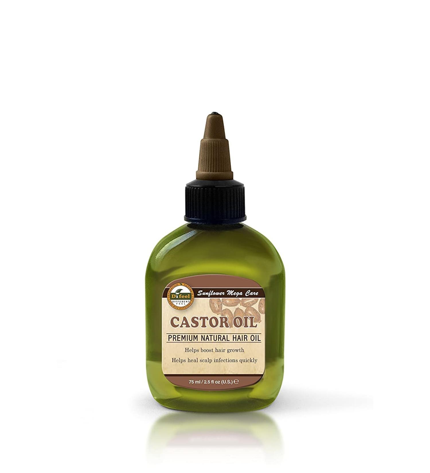 Difeel Mega Care Castor Oil 2.5oz - Natural Hair Growth Treatment - Buy Online on GoSupps.com