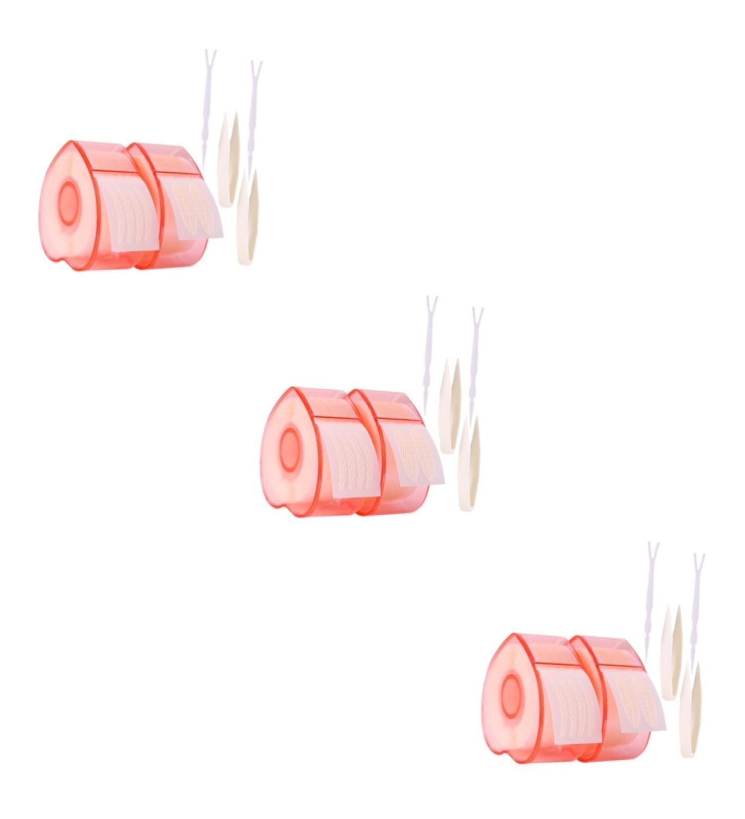 minkissy 6 Rolls Lace Double Eyelid Sticker Instant Eye Lift Strips for Women Eye Lift Tape for Droopy Lid Double Eyelid Tapes Stickers Eyelid Shadow Stickers Adhesive Strip With Hat Lifter - Buy Online on GoSupps.com