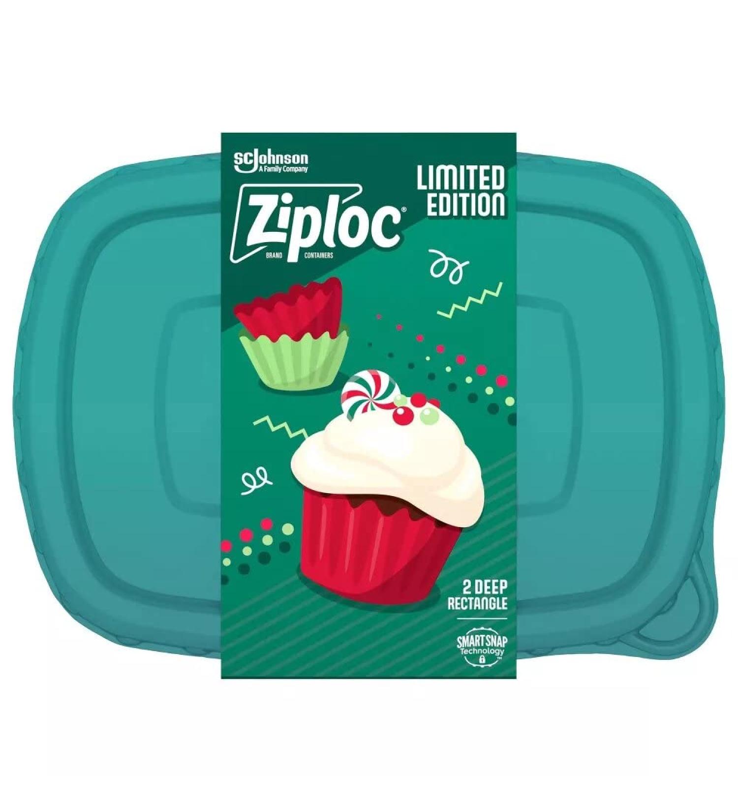 Ziploc Large Rectangle 9 Cup Containers - 2 Pack - Buy Online on GoSupps.com