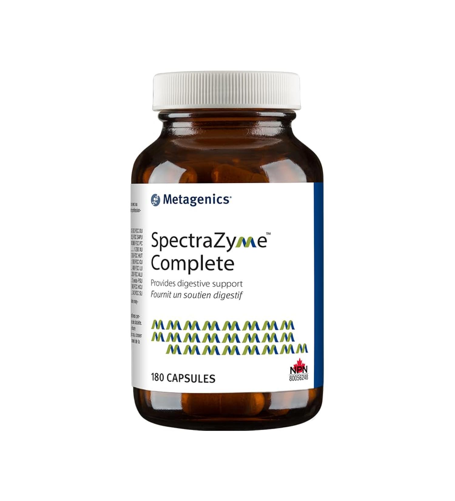 Metagenics - SpectraZyme Complete - Digestive Support - 180 Capsules