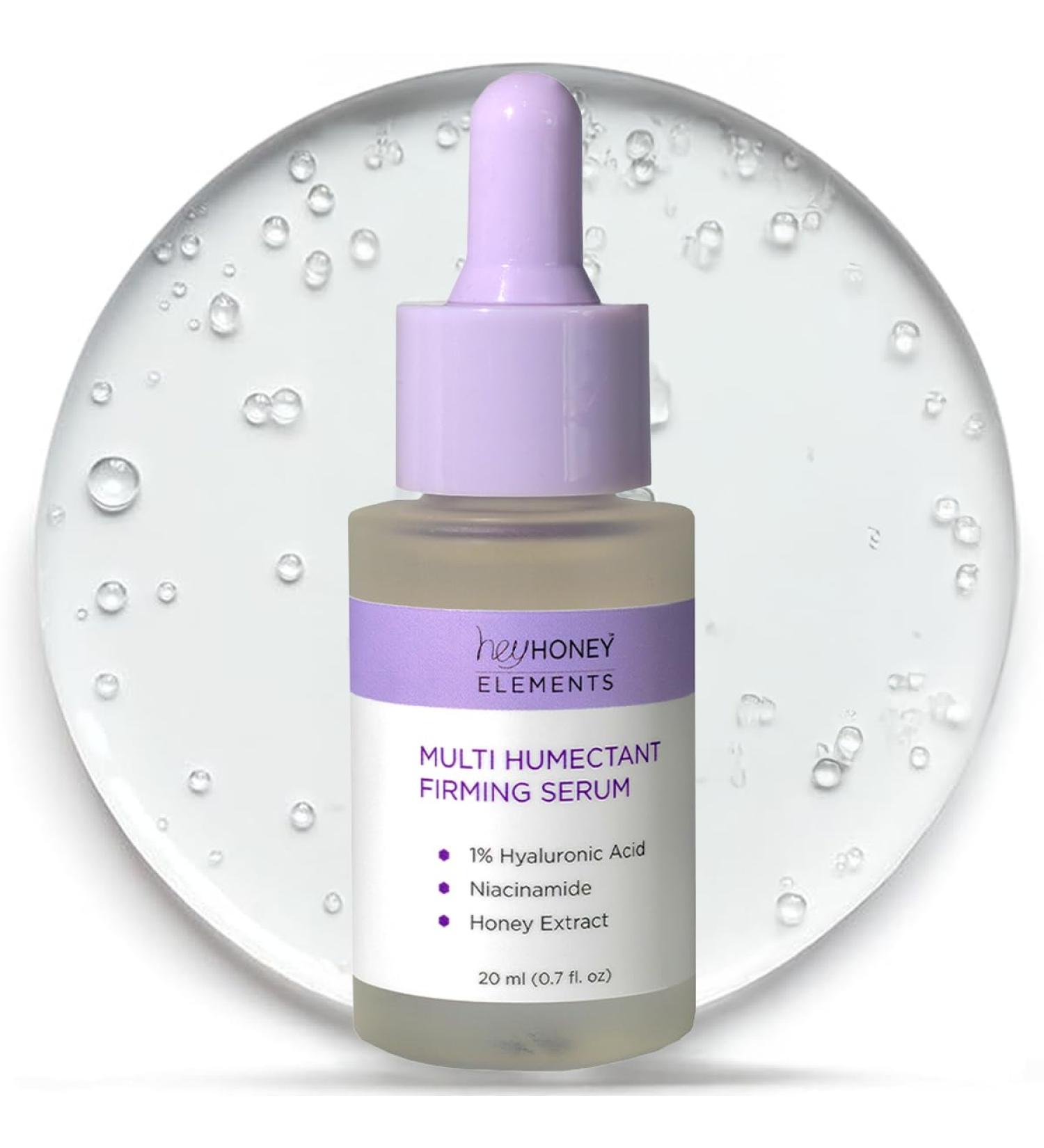 Hey Honey Multi Humectant Firming Serum: 1% Hyaluronic Acid Urea Lactic Acid & Honey Complex for Deep Hydration Plumping & Skin Barrier Support | 20 mL / 0.68 fl oz - Buy Online on GoSupps.com