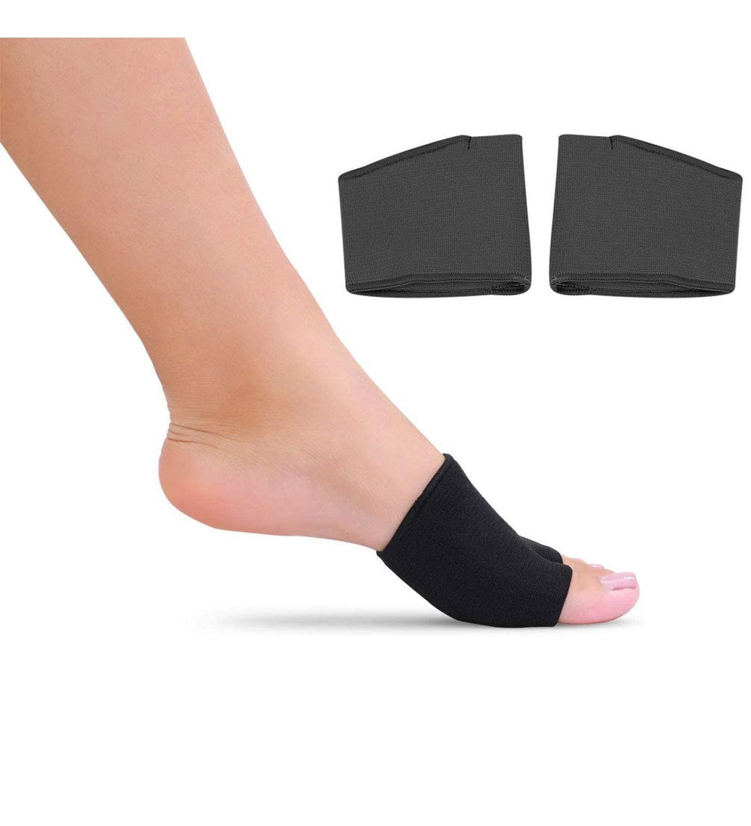 HiiBaby Metatarsal Sleeve Pads - Forefoot Compression Socks for Pain Relief | Black Bunion Sleeves for Men and Women - Buy Online on GoSupps.com