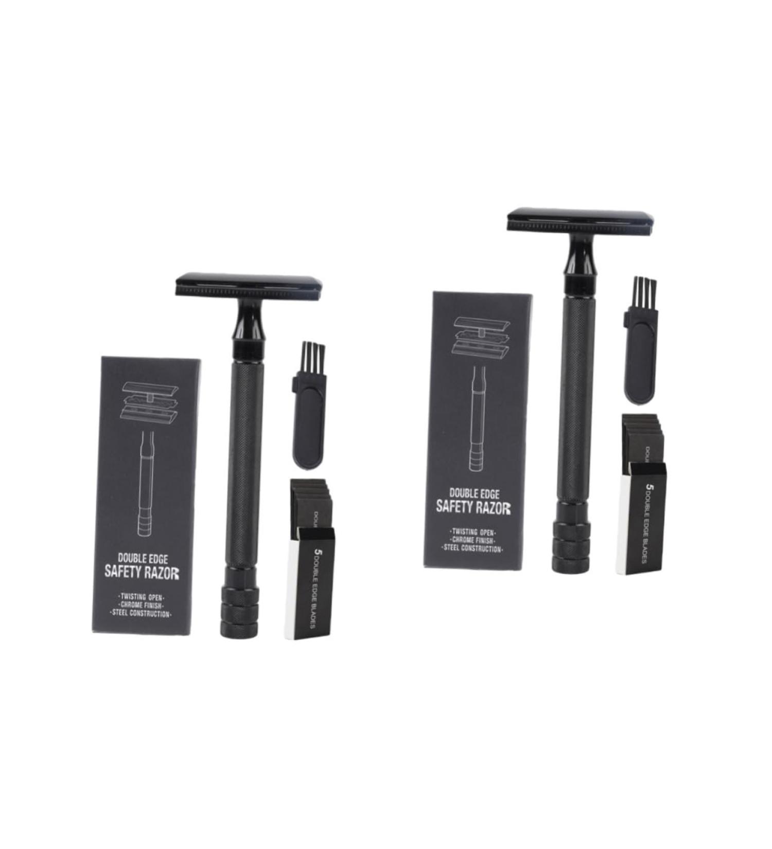 Magiclulu Manual Razor - Portable Vintage Style Shaver for Men | Precision Beard & Hair Trimming - Buy Online on GoSupps.com