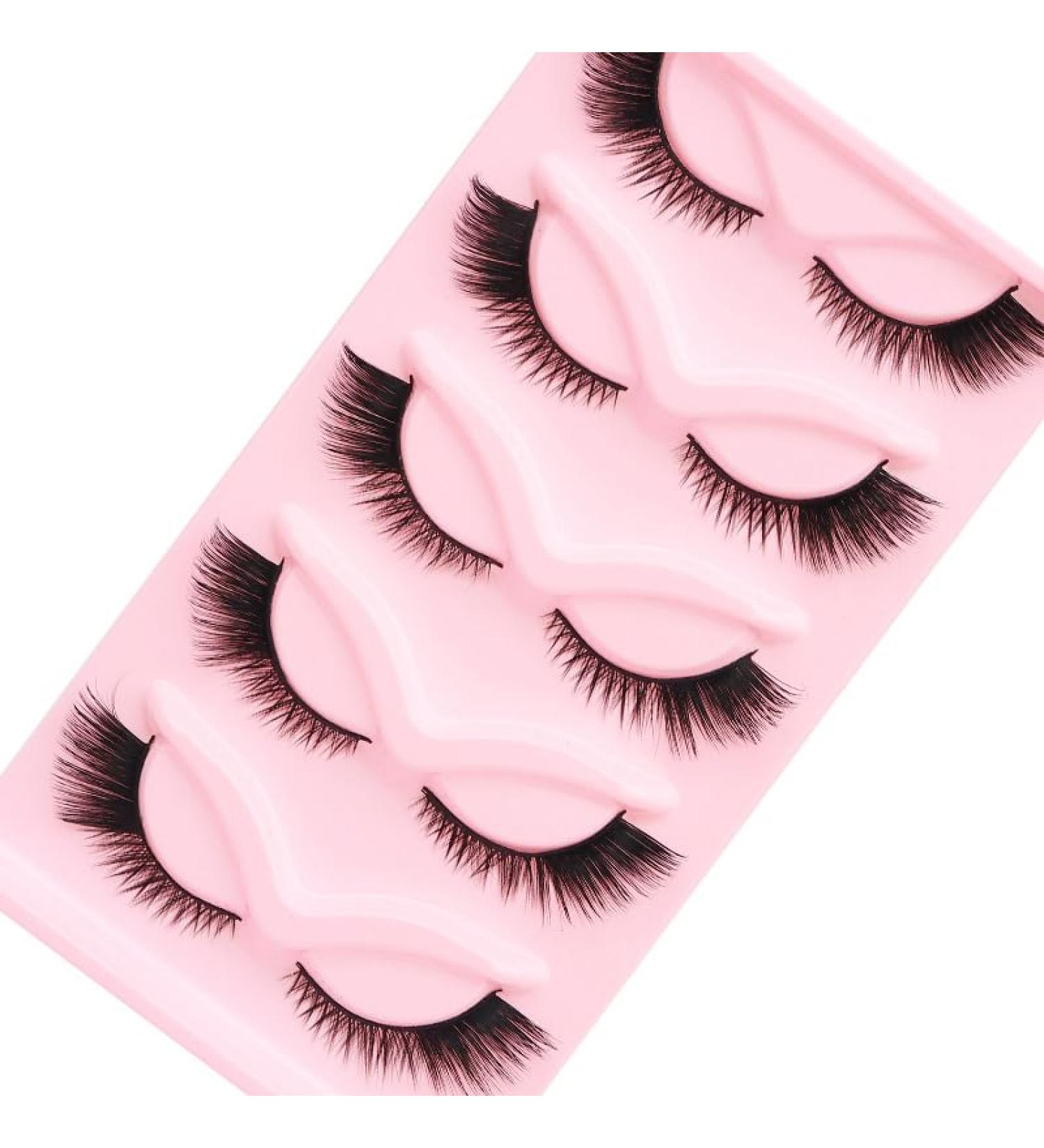 Shop MYP-5 Cat Eye False Eyelashes - Fluffy Dense & Reusable Natural Eyelash Decoration for Women - International Shipping Available - Buy Online on GoSupps.com