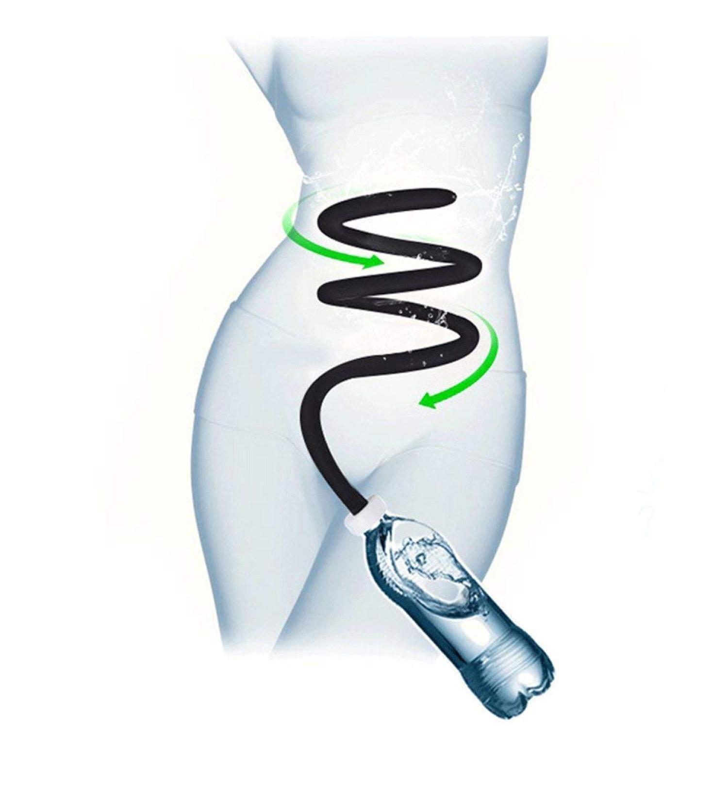 50 cm Silicone Enema Cleaner Tube Ideal for Anal Prostate & Vaginal Use | Enema Stimulator & Shower Syringe - Buy Online on GoSupps.com