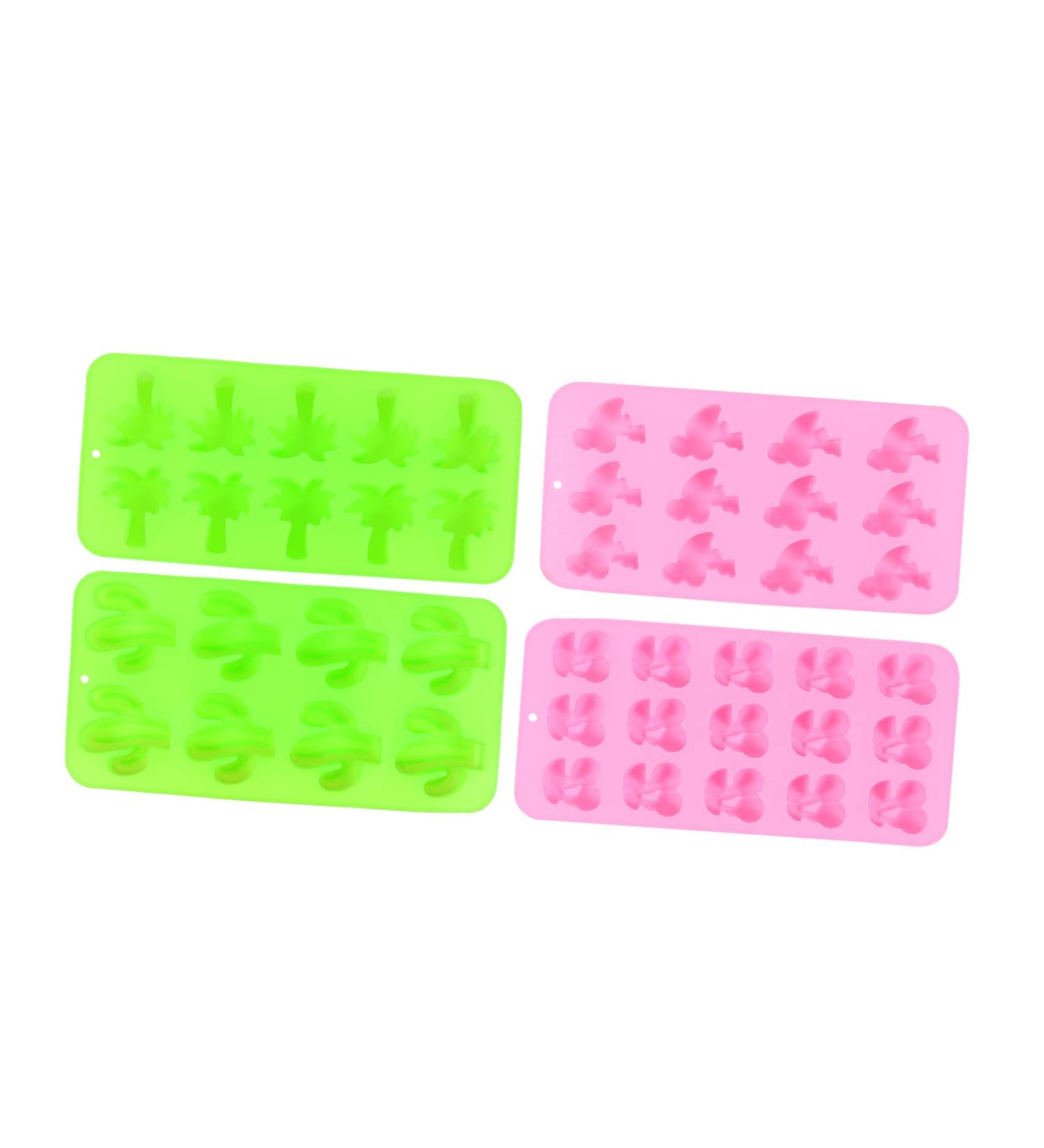 Zerodeko 4pcs Silicone Chocolate Mold Silicone Molds Plant Tray Trays DIY Baking Molds Cactus Baking Supplies - Buy Online on GoSupps.com