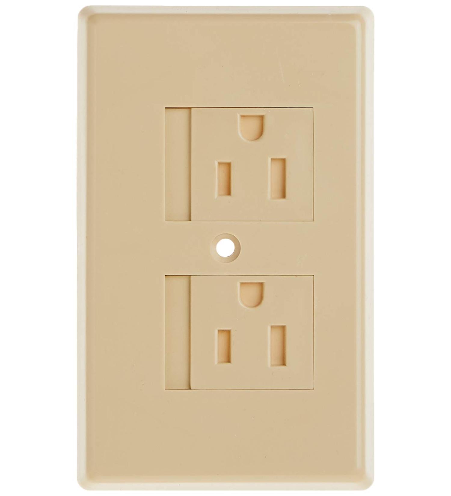 Mommys Helper Safe Plate Electrical Outlet Covers Standard  Almond - Buy Online on GoSupps.com