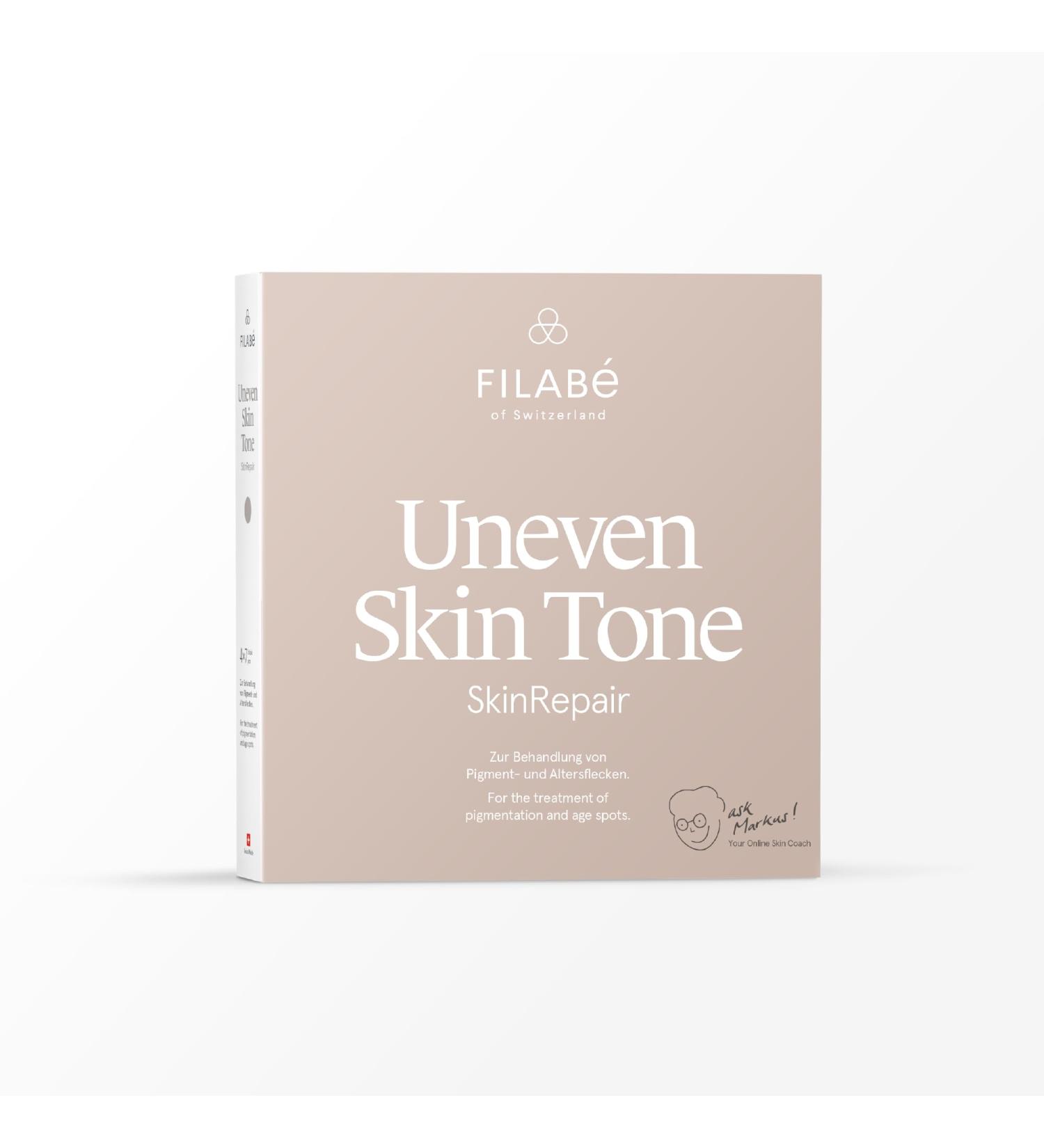 Filab of Switzerland Ltd Uneven Skin Tone Intelligent facial care for the treatment of hyperpigmentation and age spots - Buy Online on GoSupps.com