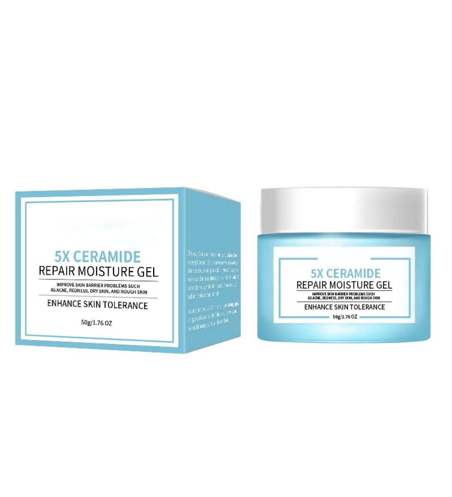Helbr 5X Ceramide Moisturizing Cream - Intense Hydrating Face & Body Cream for Skin Barrier Repair Daily Moisturizer for All Skin Types Including Sensitive Non-Comedogenic & Fragrance-Free - Buy Online on GoSupps.com
