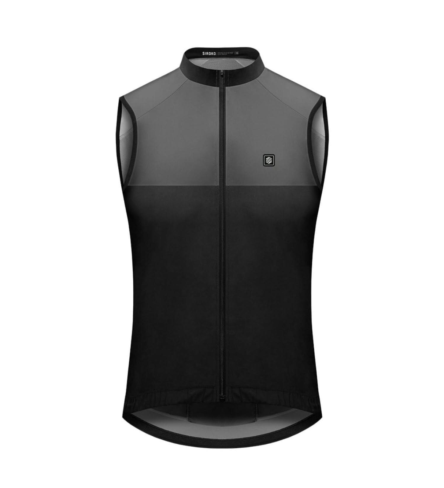 Buy SIROKO Women's Cycling Vest Windstopper V1-W Pikes Peak - XL - Black/Grey | International Shipping Available - Buy Online on GoSupps.com