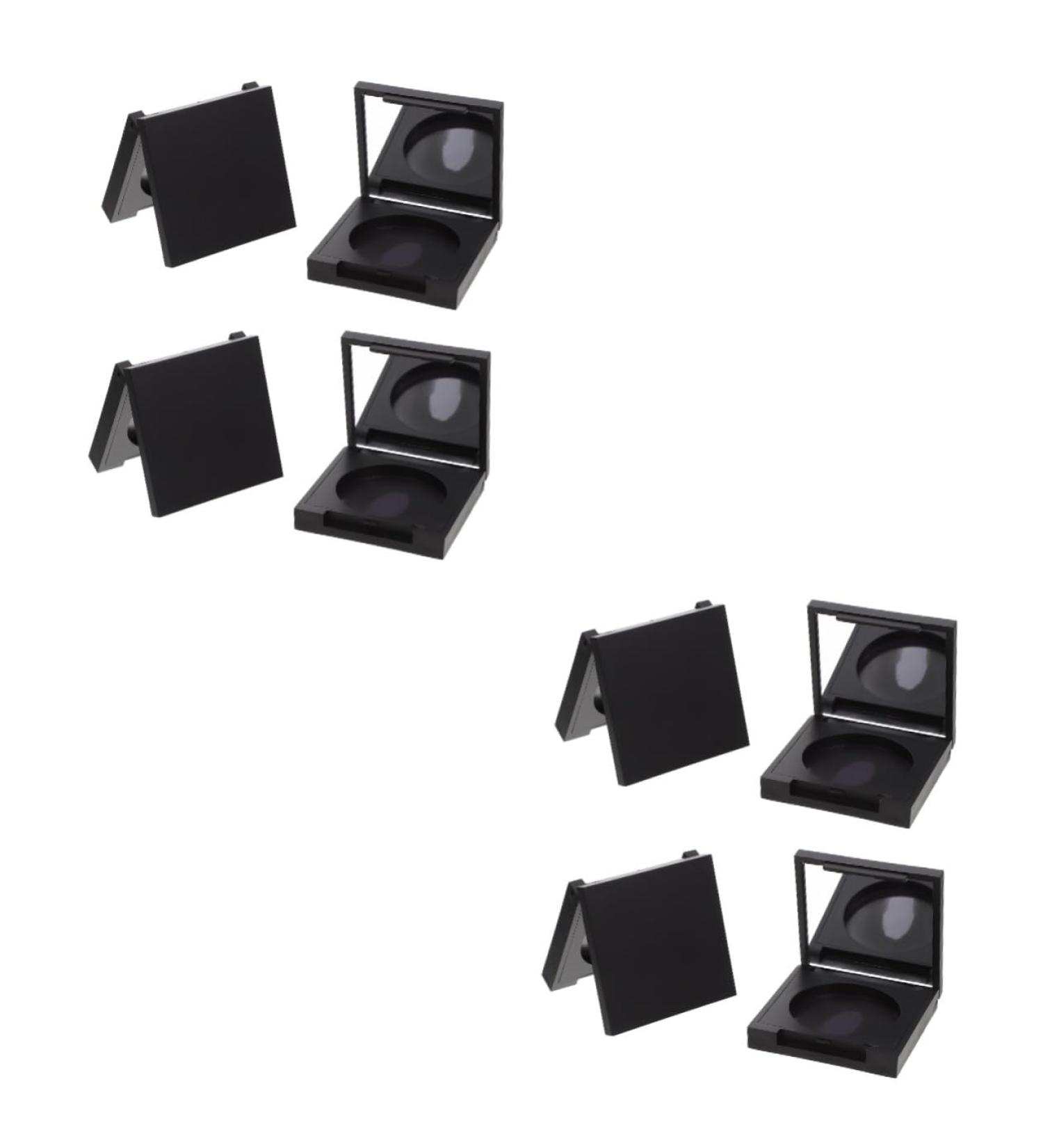 Mipcase 8 Pcs Blush Box Eyeshadow Box Travel Cosmetic Eyeshadow Organizer Blush Case Eyeshadow Cases Plastic 5x5cmx2pcs Blackx2pcs - Buy Online on GoSupps.com