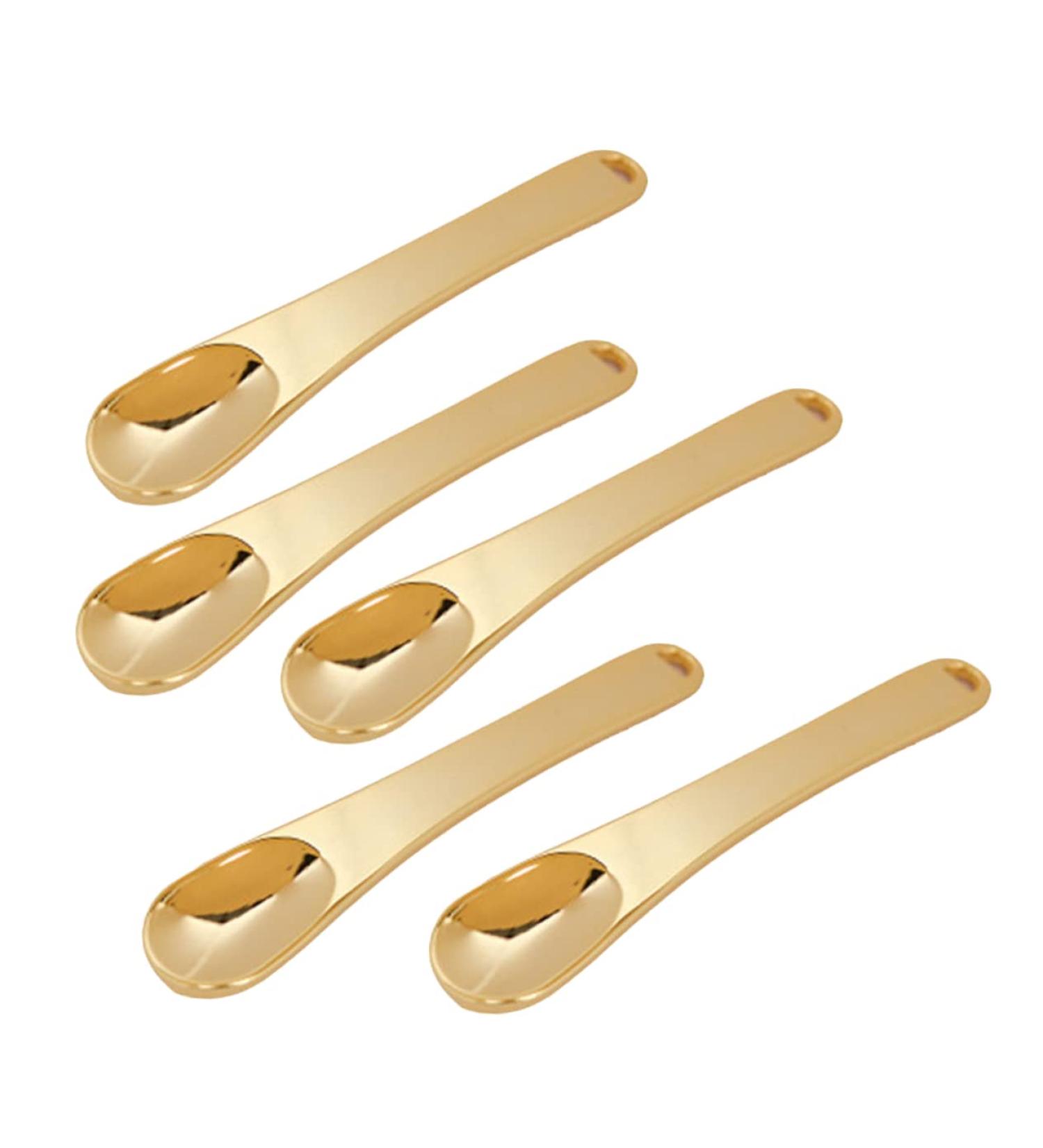  MERRYHAPY MERRYHAPY 5 Pieces Lotion Spoon Beauty Skin Care Makeup Spoon Face Cream Spoon Face Cream Spoon Mini Spoon Mini Spatula - Buy Online on GoSupps.com