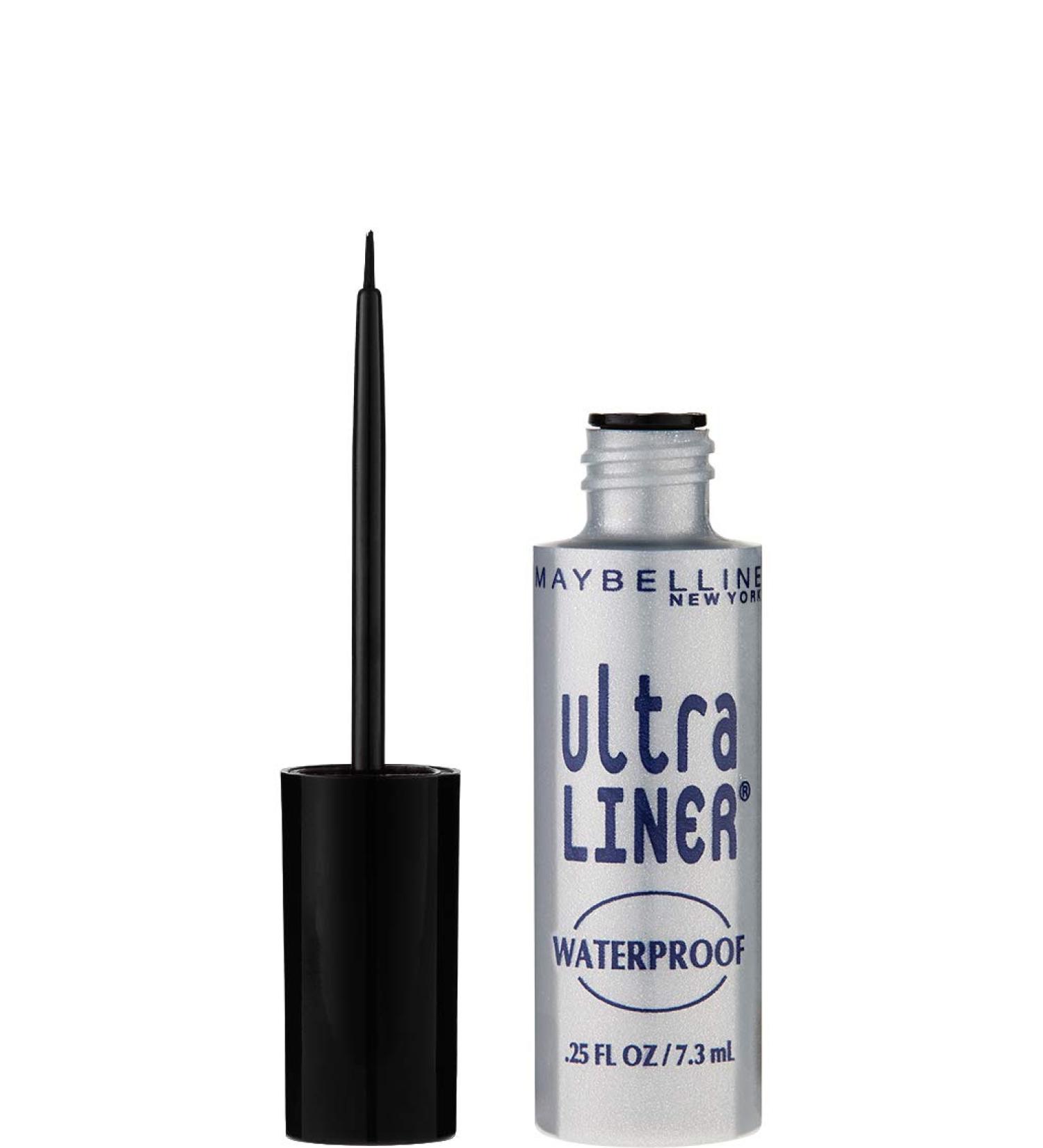 Maybelline New York Ultra-Liner Liquid Liner Waterproof Black 135L-01 0.25 fl oz - Long-Lasting Formula for Precise Eye Definition - Buy Online on GoSupps.com