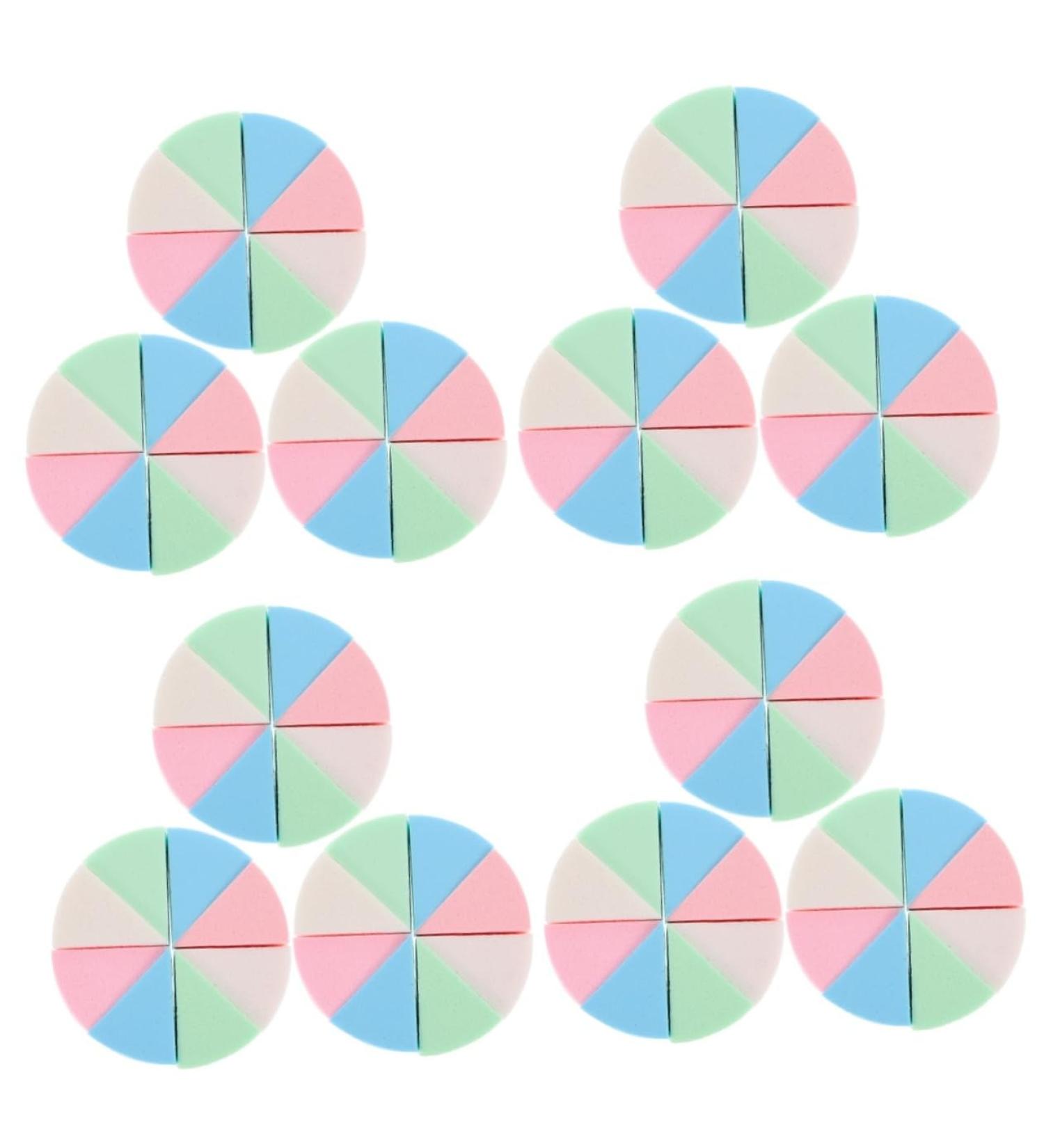 Buy Balacoo 12 Sets Triangular Makeup Sponges - Premium Wedge & Finger Puffs for Flawless Foundation Application - International Shipping Available - Buy Online on GoSupps.com