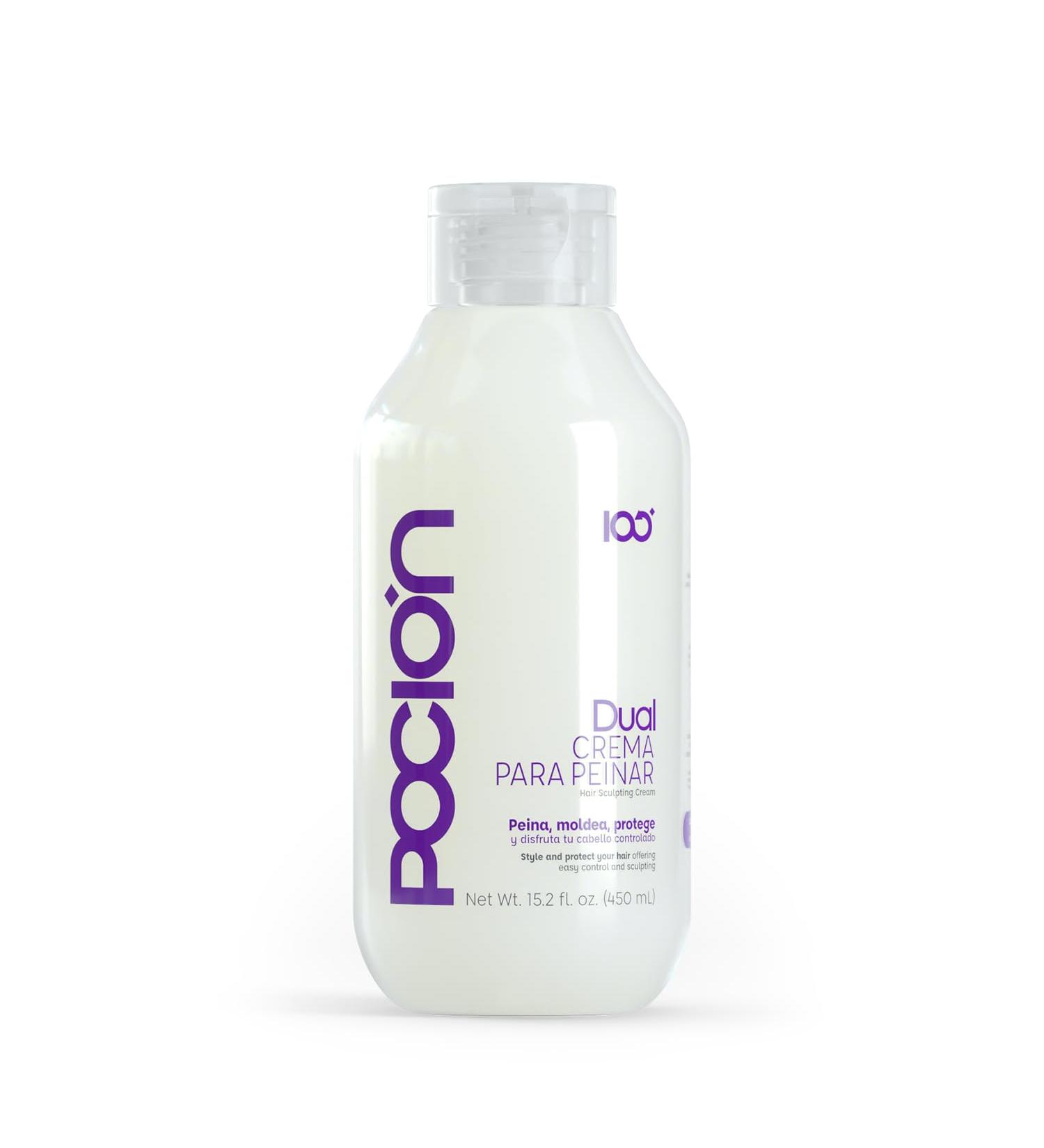 La Pocion DUAL Leave-In Conditioner 15.2 Fl Oz | Detangling & Shaping Cream | Nourishes Protects & Tames Frizz | International Shipping Available - Buy Online on GoSupps.com