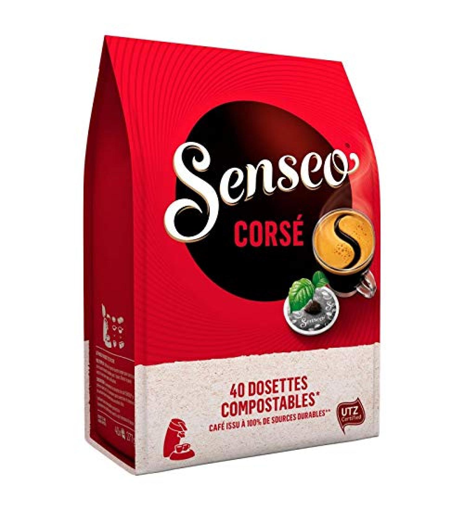 Senseo - Senseo Cafe Pods Corsica X40 277G - Two Items