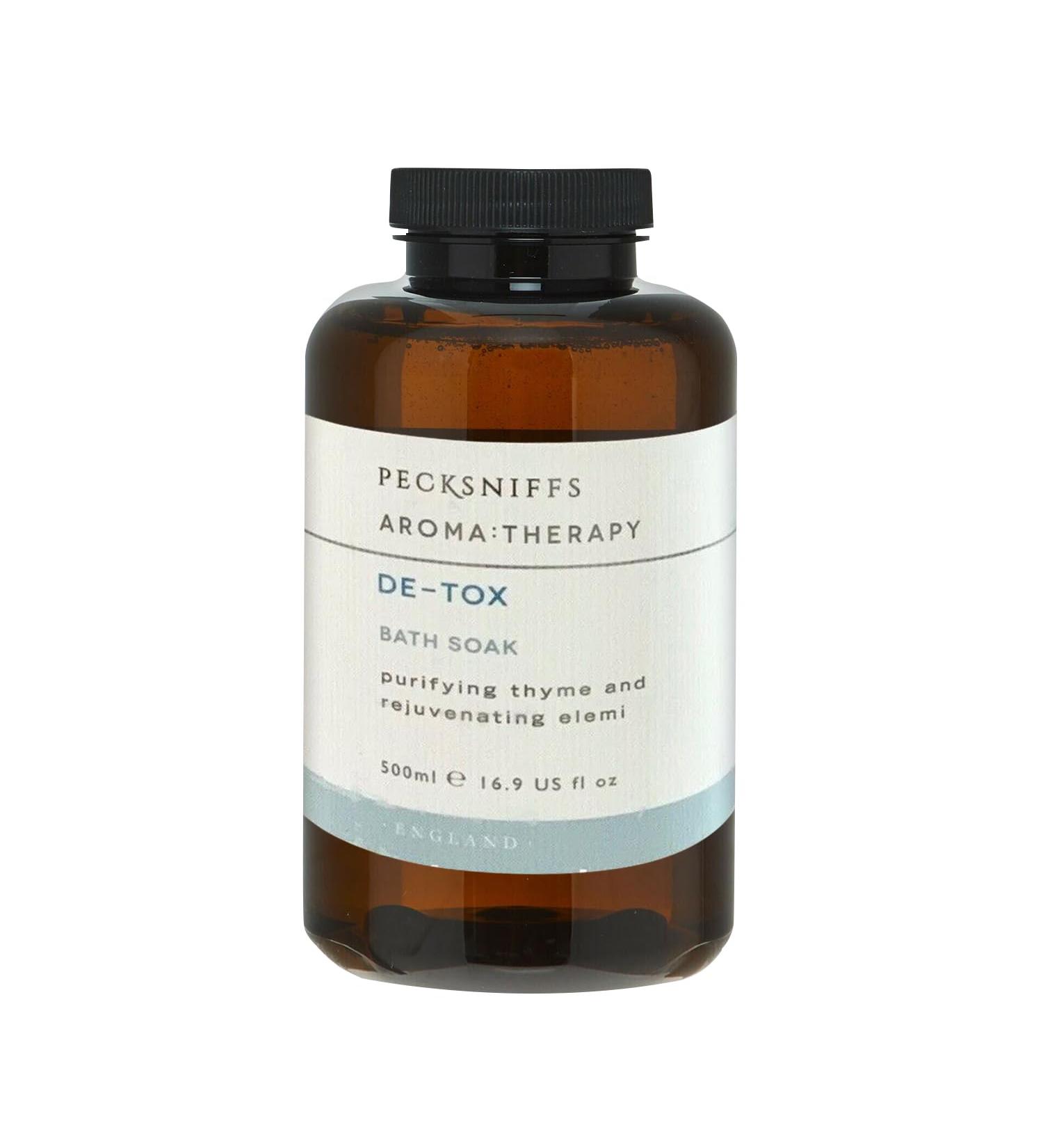 Pecksniff's Aroma Therapy De-Tox Bath Soak Decanter | 500ml - Best International Shipping - Buy Online on GoSupps.com