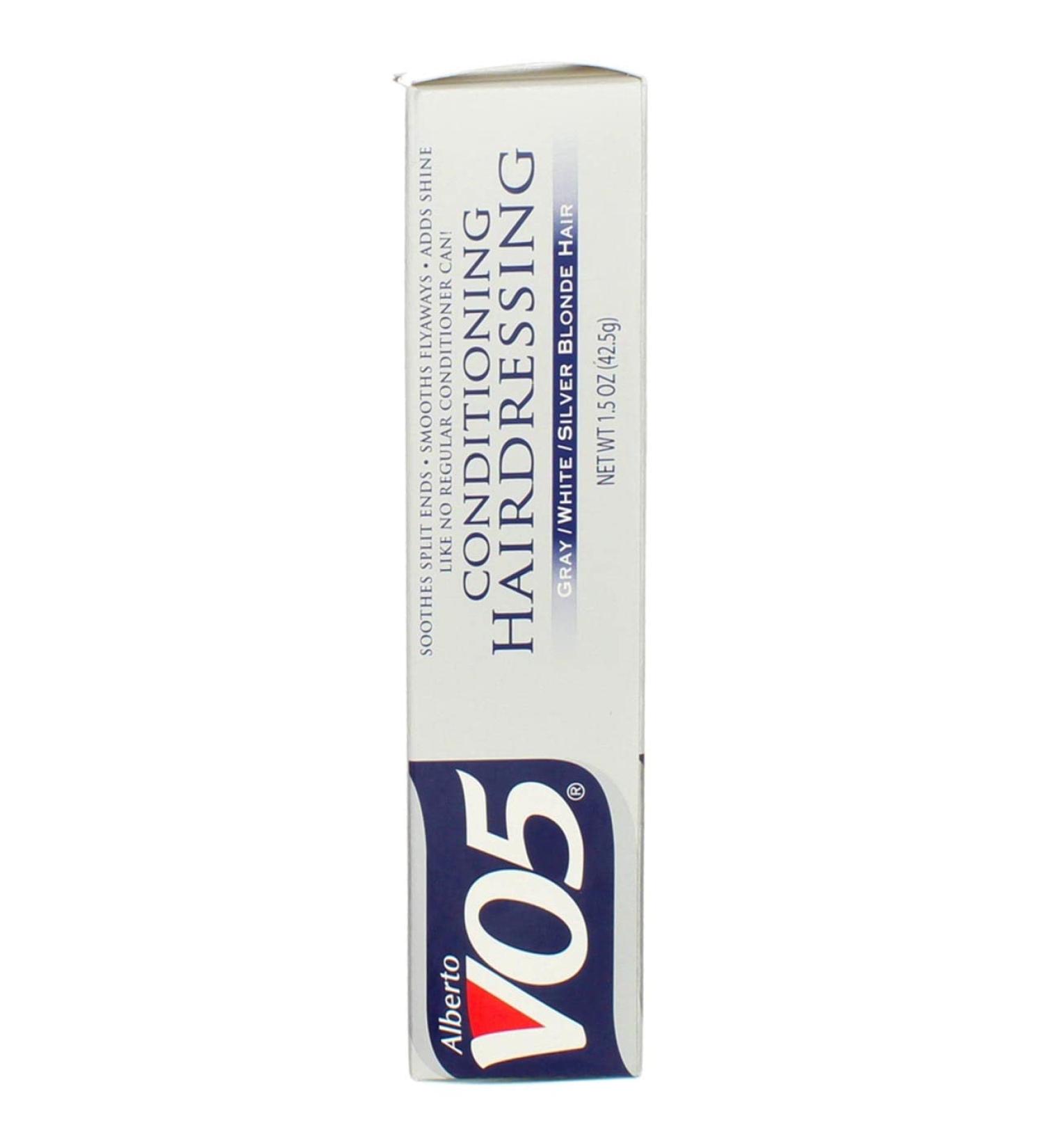 VO5 Conditioning Hairdressing for Gray, White, and Silver Blonde Hair - 1.5 Oz - Smooths Split Ends, Flyaways, and Adds Shine - Buy Online on GoSupps.com