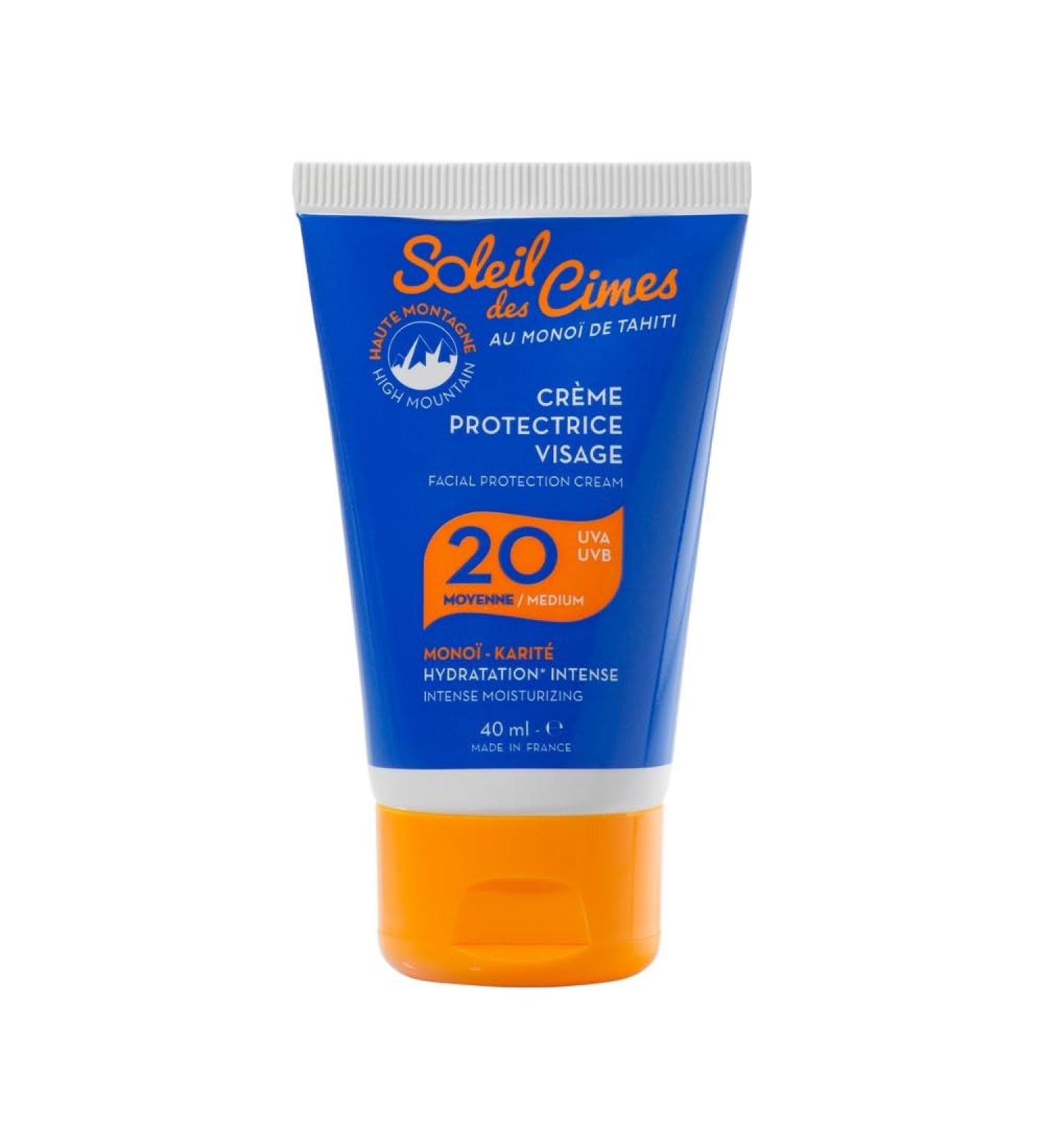 SOLEIL DES CIMES | Protective Face Creams SPF 20 - Ideal for Extreme Conditions - Hydrates & Protects - Made in France - Buy Online on GoSupps.com