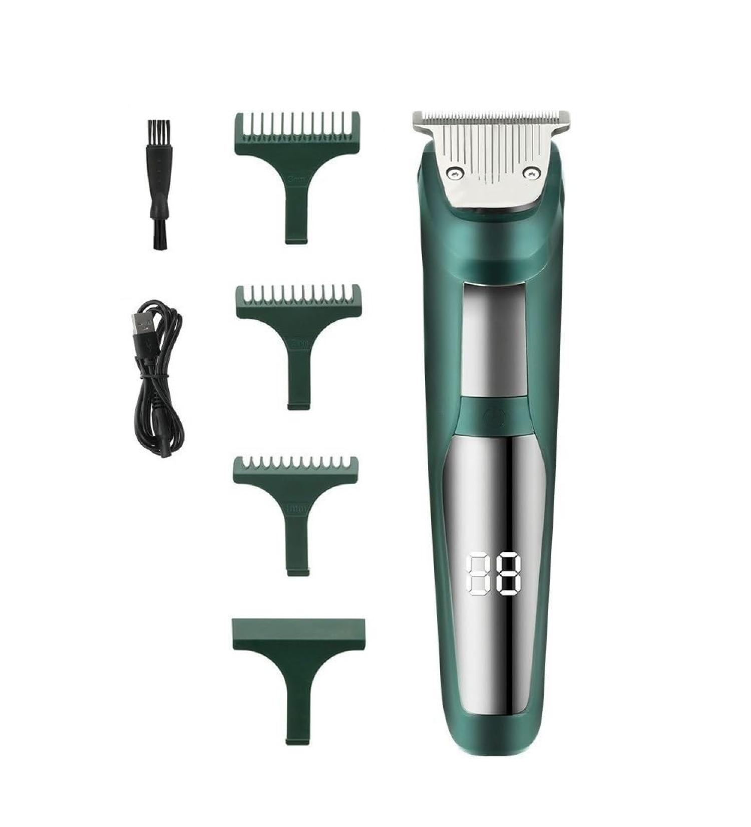 Professional Waterproof Hair Clippers for Men - USB Rechargeable with LED Display | Perfect for Barbers & Home Use - Buy Online on GoSupps.com