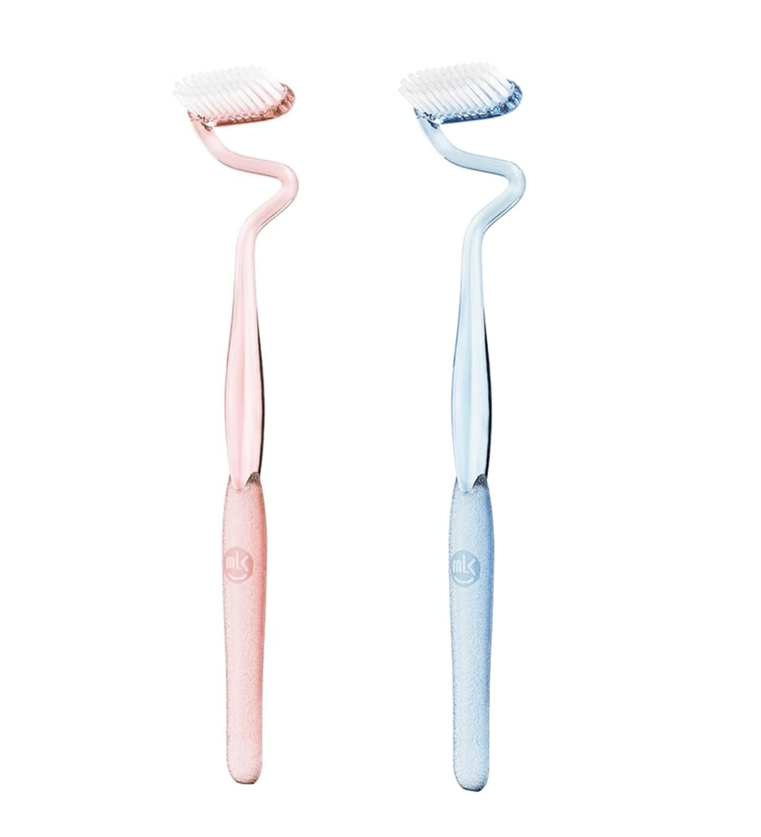 2-Piece S-Shaped Toothbrush Set | Scientifically Designed Soft Bristle Brush for Comprehensive Teeth & Gum Care - Deep Clean for Adults - Buy Online on GoSupps.com