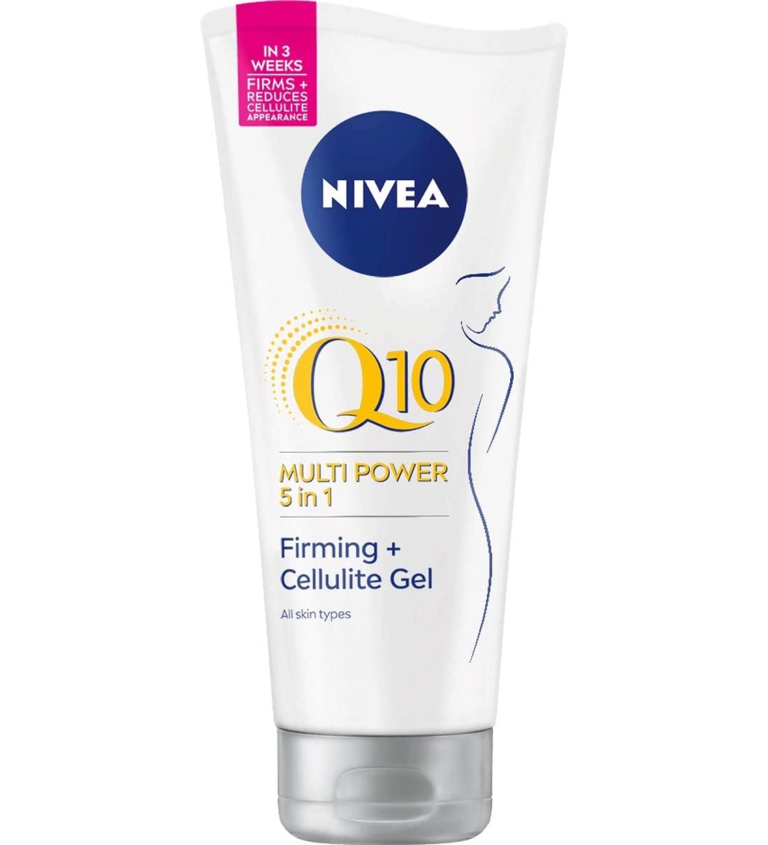 Nivea Q10 Plus Anti-Cellulite Gel-Cream 200ml - Bye-Bye Cellulite Solution - Buy Online on GoSupps.com