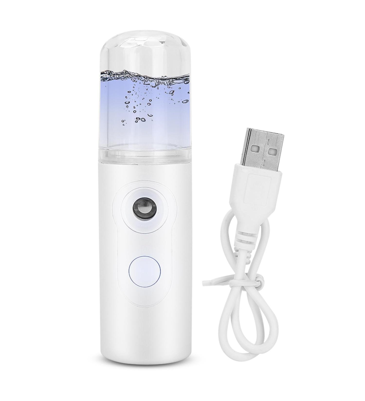 Portable USB Face Mist Sprayer Steamer Deep Hydrating Skincare Humidifier All Round Nourishing Beauty Instrument for Face Hands & Body - Buy Online on GoSupps.com