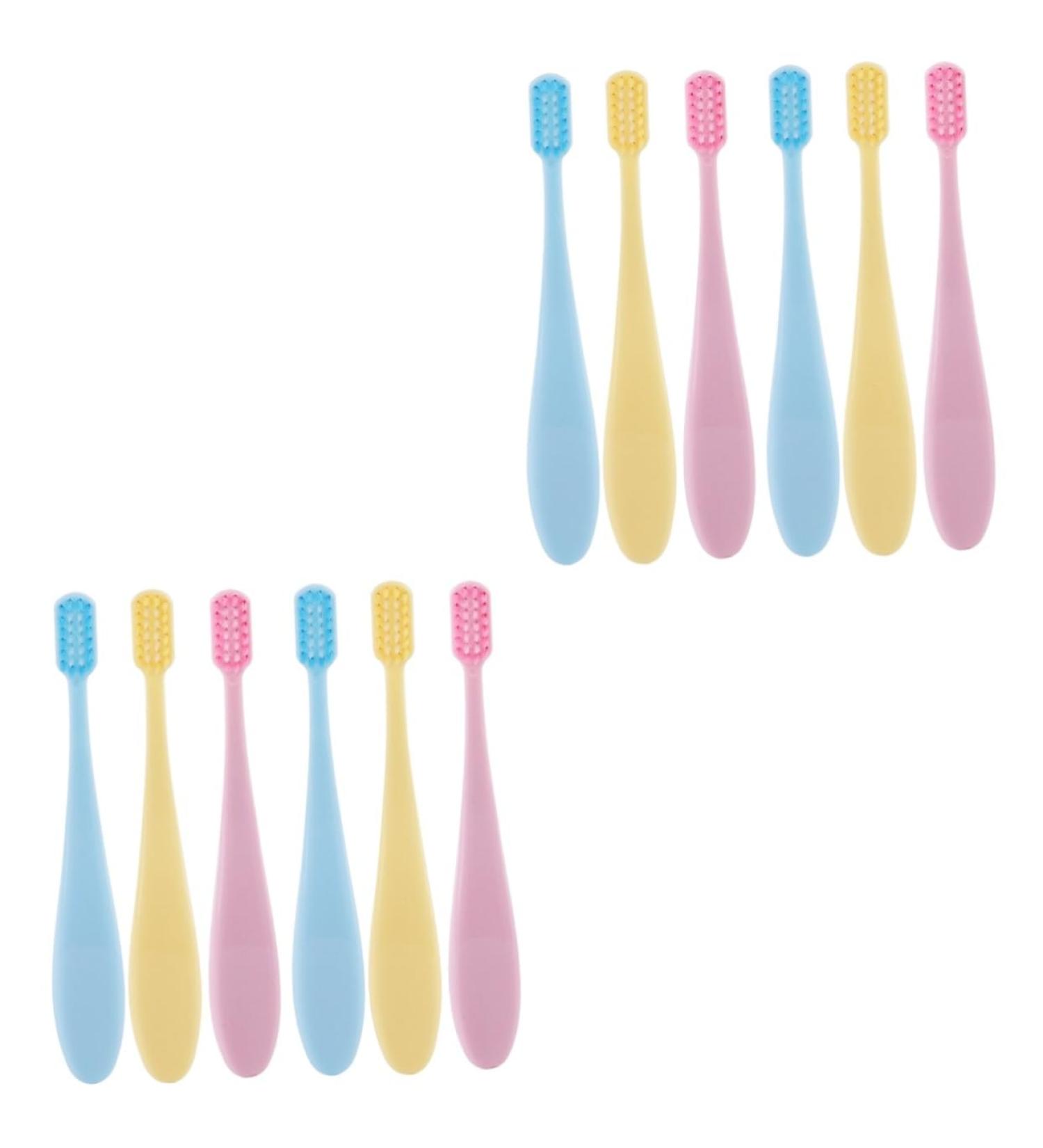 Ultechnovo 12-Part Infant Toothbrush Set | Soft Bristles | Travel-Friendly Children's Tooth Care Tools - Buy Online on GoSupps.com