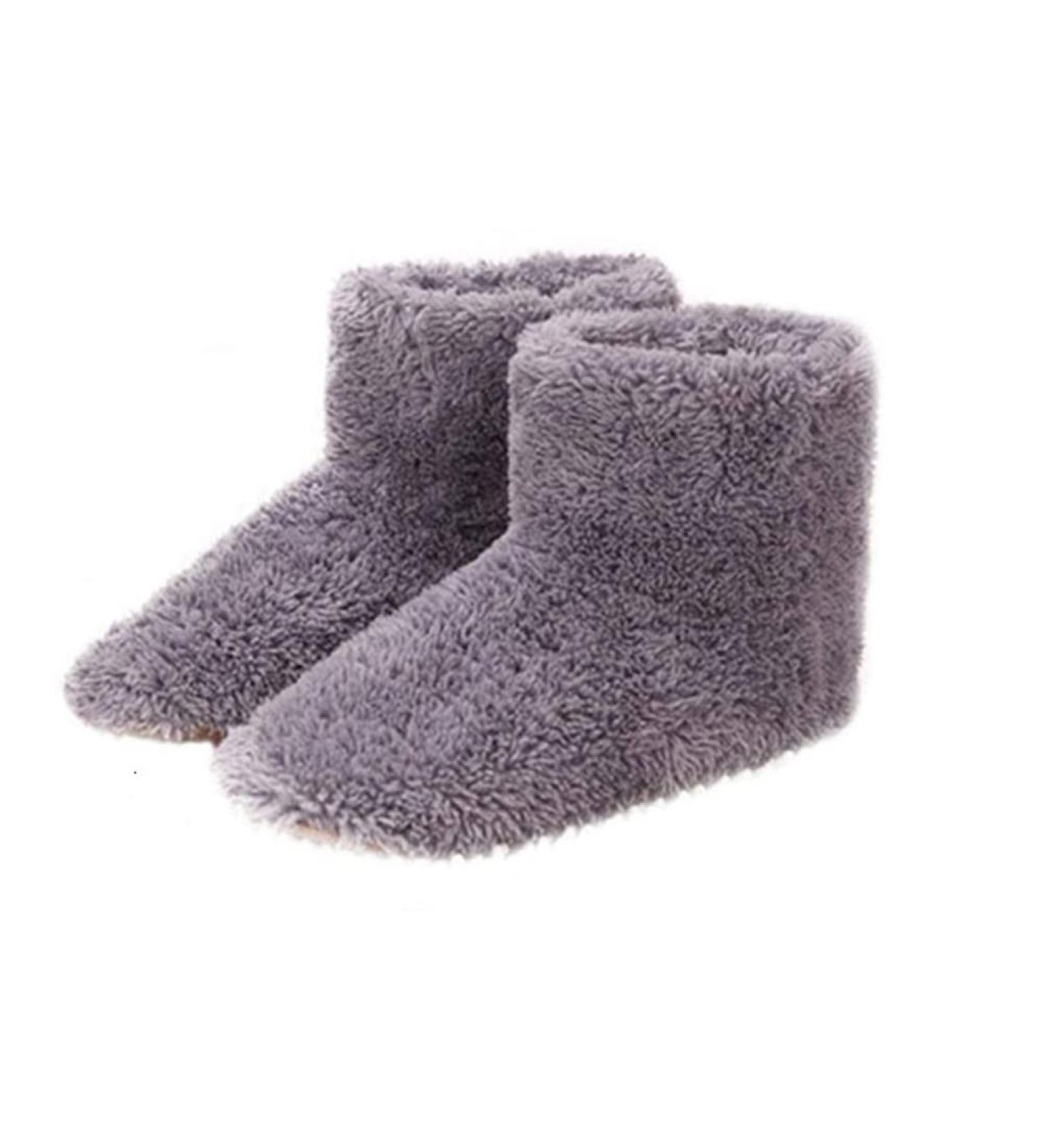 Buy Doumneou Winter USB Heated Foot Shoes | Plush Warm Electric Slippers Size 39-43 - International Shipping - Buy Online on GoSupps.com
