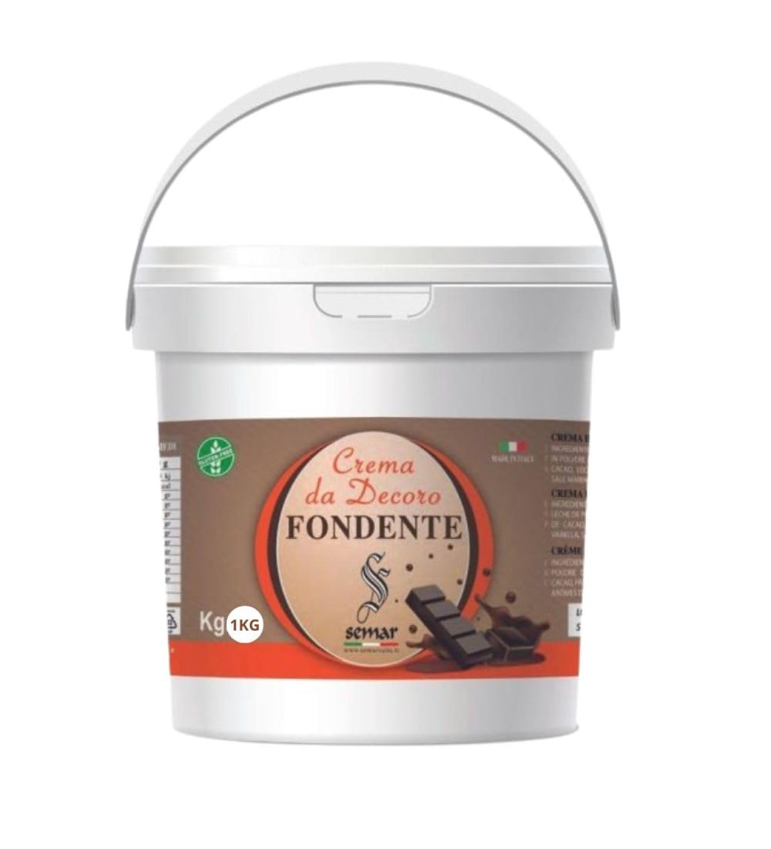 SEMAR | Dark cream spread - MADE IN ITALY - 1kg ideal for private and commercial use (gluten free) - Buy Online on GoSupps.com