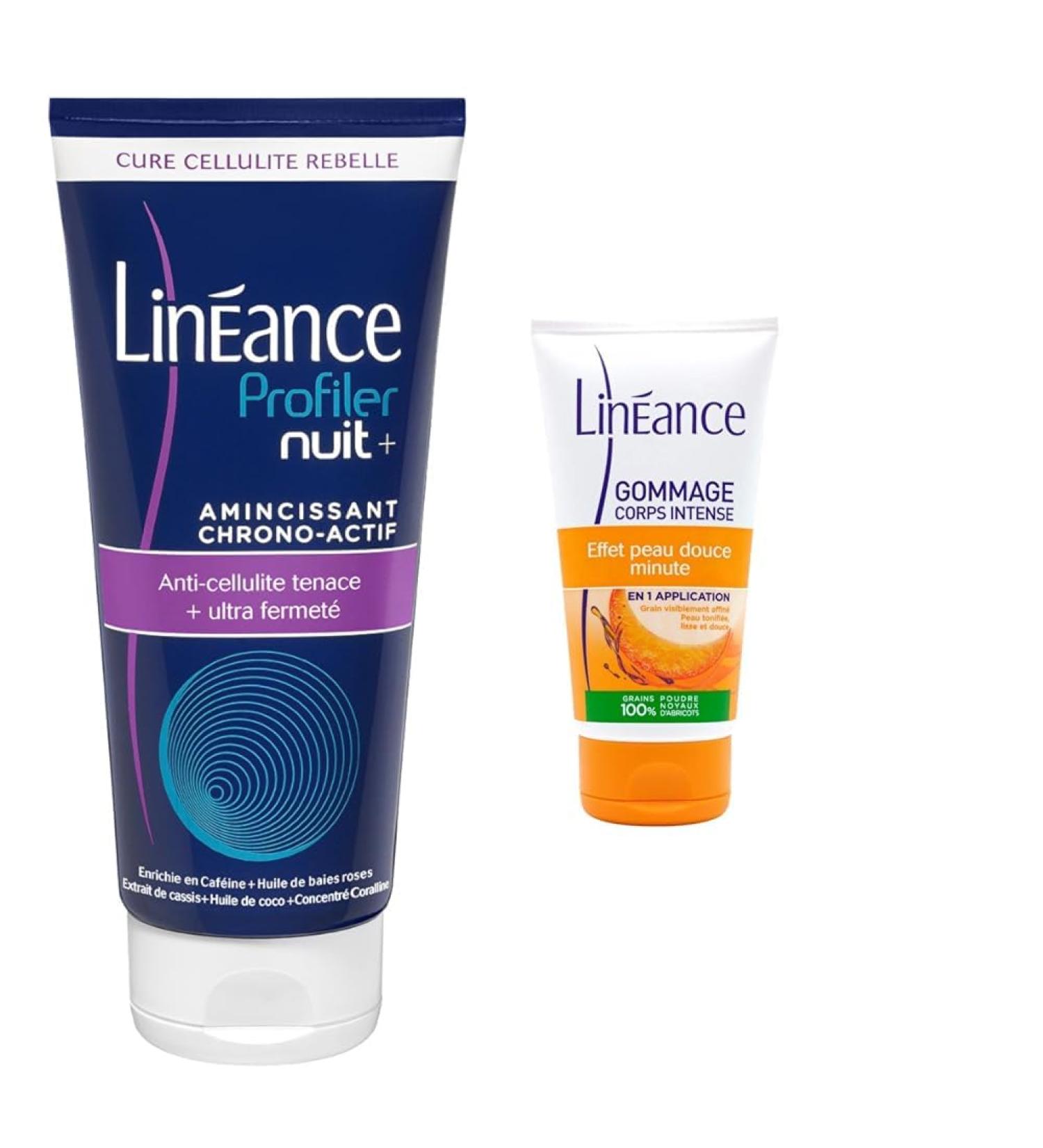  Lin ance Lin ance Profiler Nuit+ Anti-Cellulite Tenacious Ultra Firmness 180ml & Intense Body Scrub 100% Natural Origin 150 ml - Buy Online on GoSupps.com