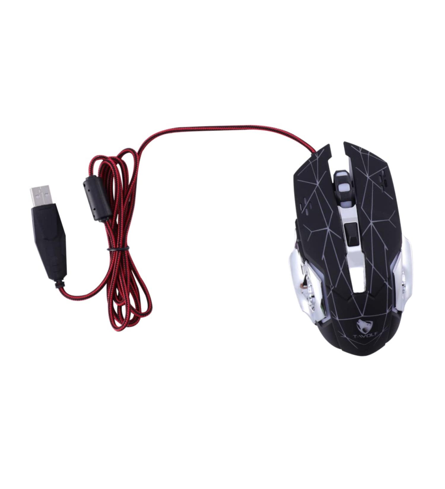 minkissy Gaming Mouse Optical Computer Rgb Gaming Corded Ergonomic Gamer Mute Gaming Game Mice Mouse for Laptop Wired Led Game Mouse Mechanical Metal Brushed Bottom Plate V6 - Buy Online on GoSupps.com