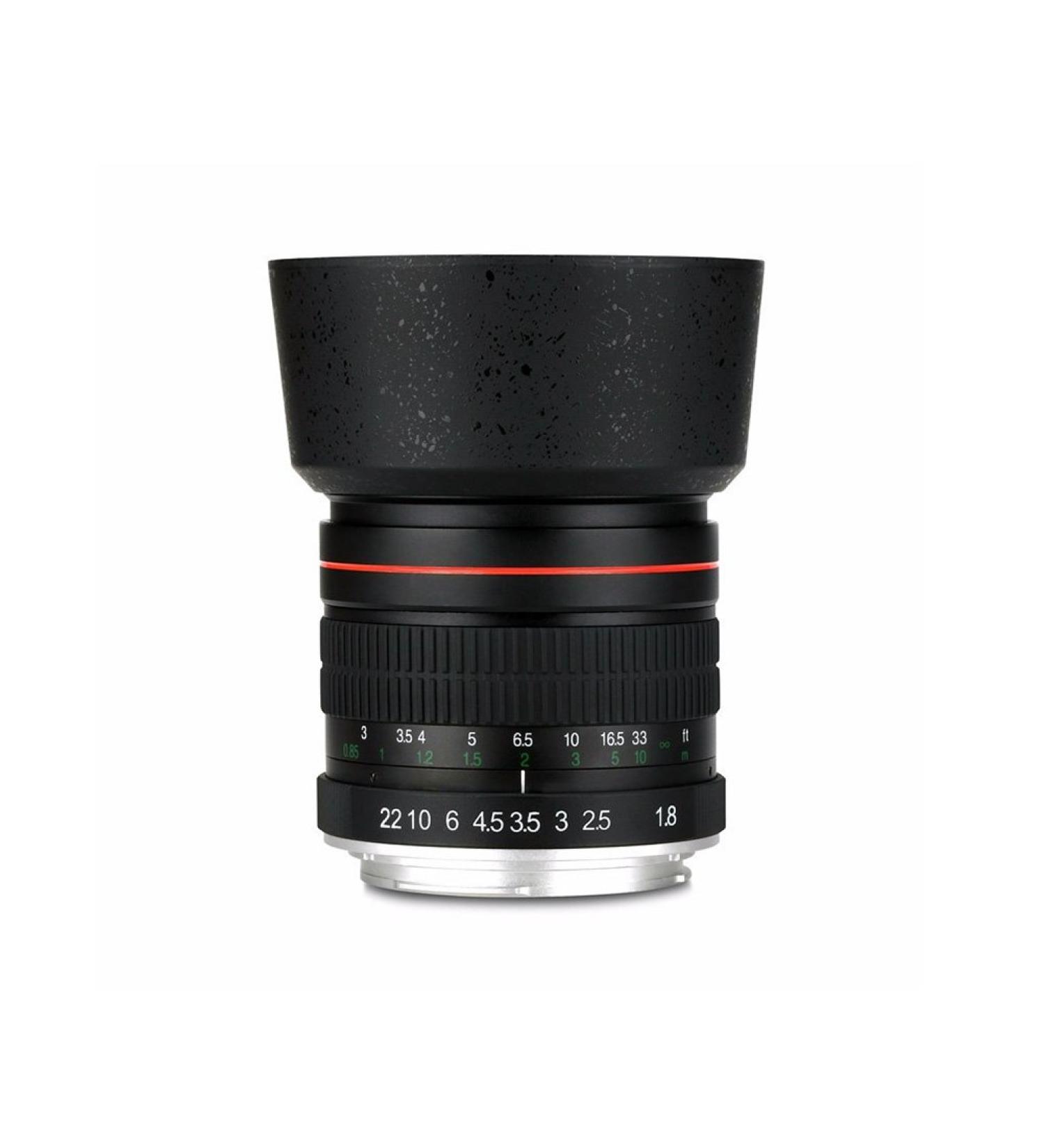Lightdow 85mm F1.8 Medium Telephoto Portrait Lens for Canon EOS Rebel & DSLR - Buy Online on GoSupps.com