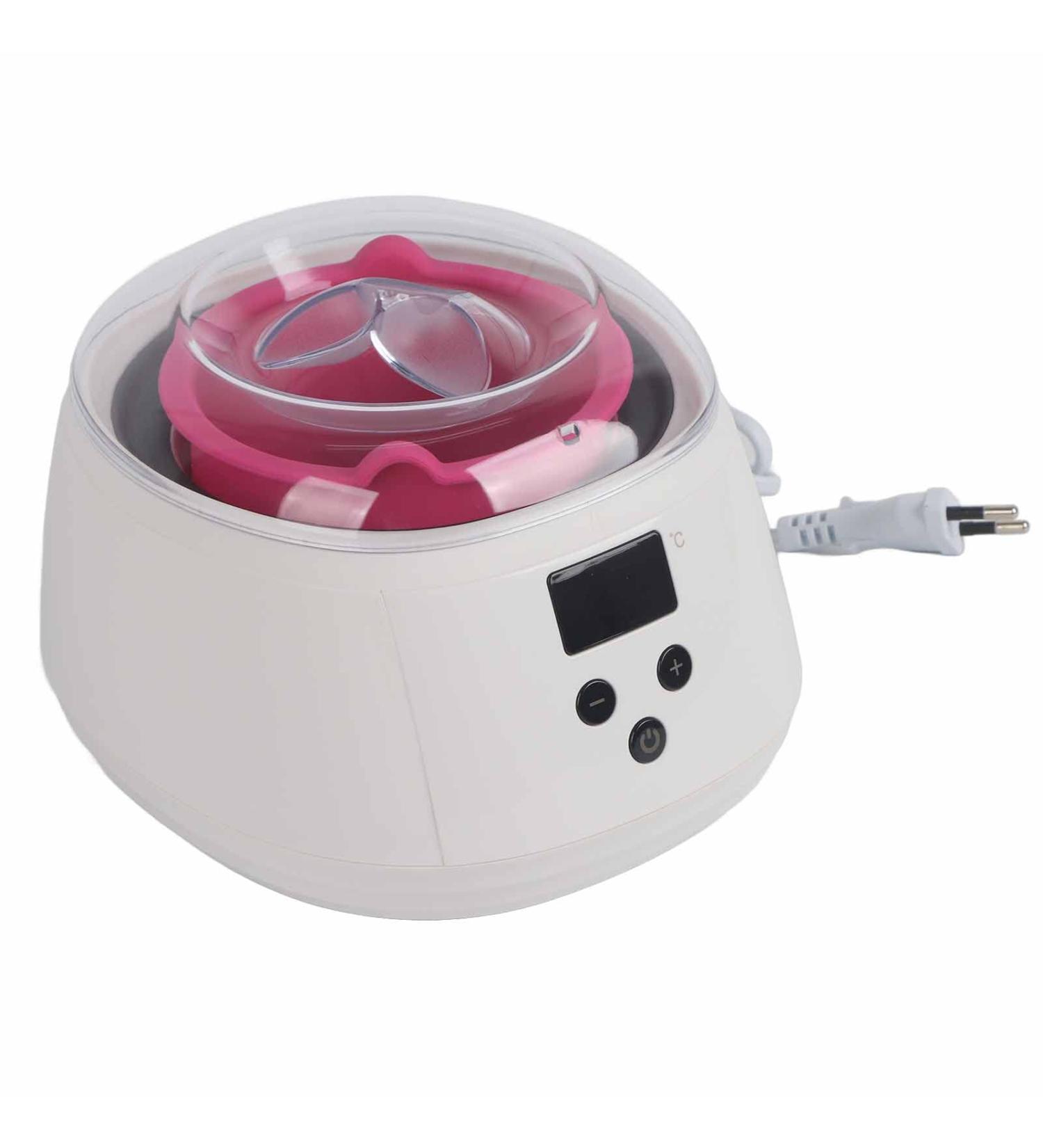 LED Wax Warmer & Silicone Wax Melting Pot for Hair Removal - Precise Temperature Control Durable AB & Aluminum EU Connector - Buy Online on GoSupps.com