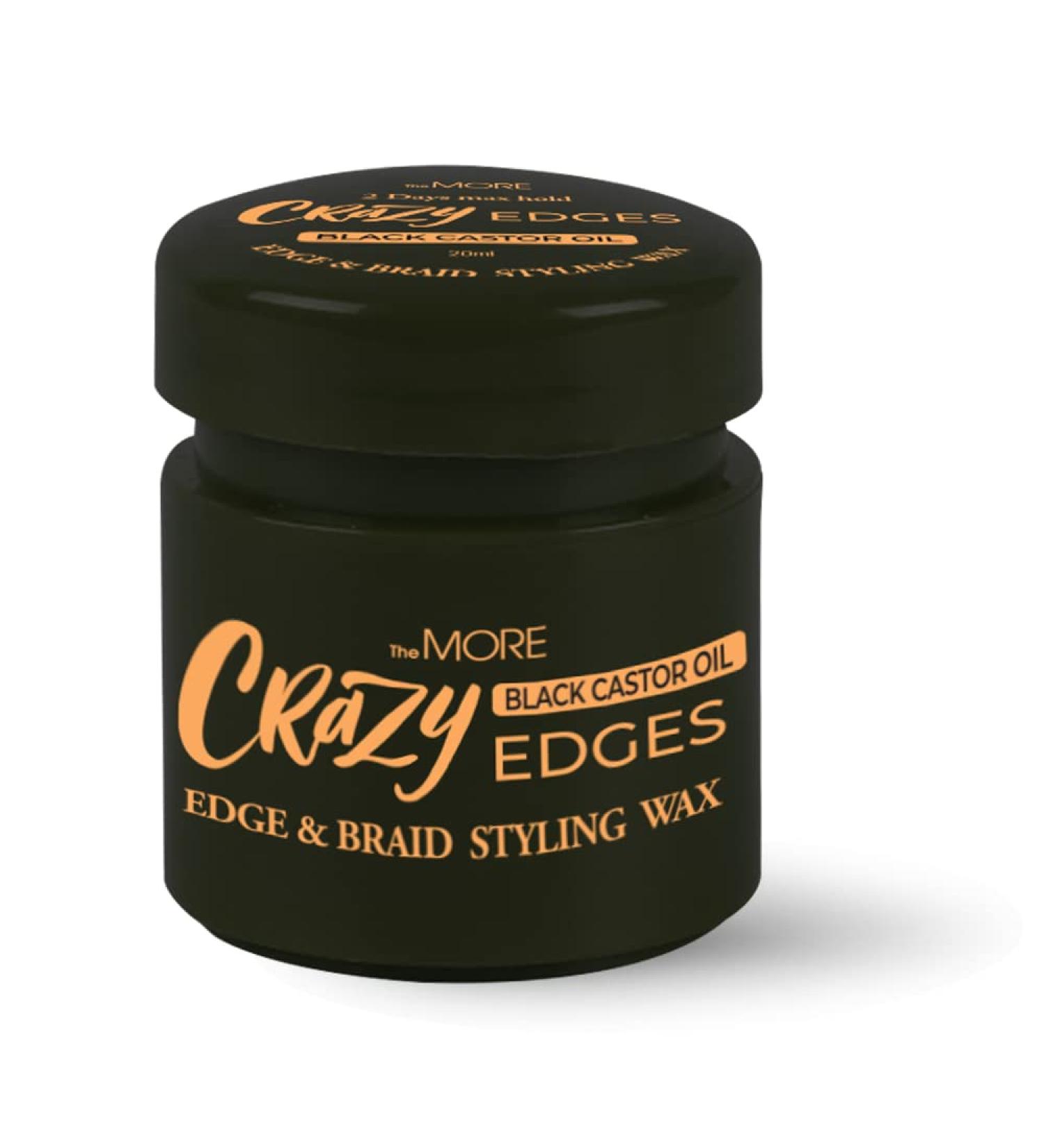 Crazy Edges Wax 2Days Max Hold Styling Wax with Black Castor Oil - 0.68 fl oz - Buy Online on GoSupps.com