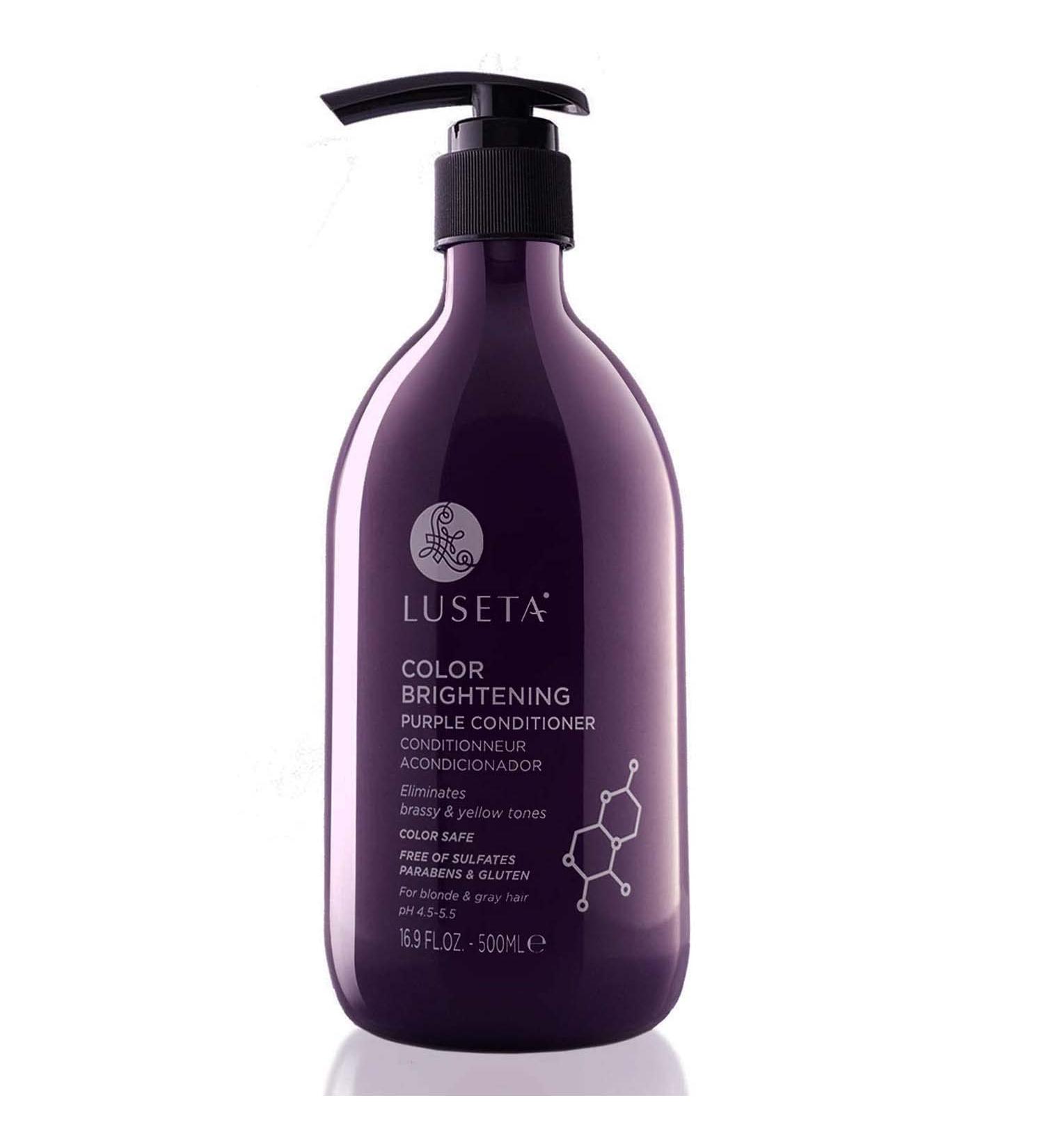 Luseta Purple Conditioner for Colored Hair 16.9oz - Best Purple Conditioner for Grey, Blonde, Dry & Damaged Hair - Sulfate & Paraben Free - 16.9 Fl Oz - Buy Online on GoSupps.com