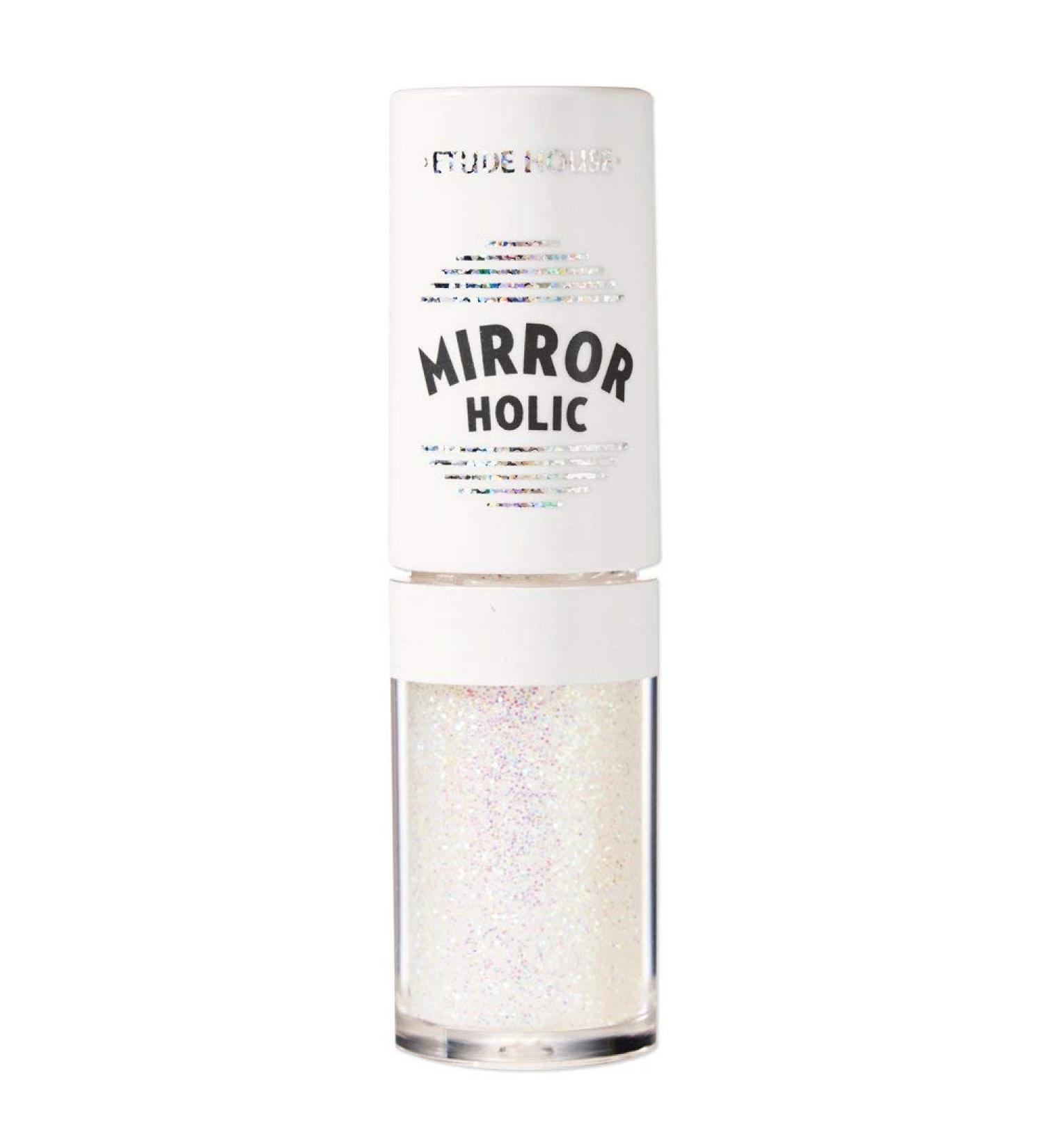 ETUDE HOUSE Mirror Holic Liquid Eyes (#WH901 Crystal Shoes) - Sparkling Metallic Glitter | Long-Lasting Liquid Eye Shadow - Buy Online on GoSupps.com