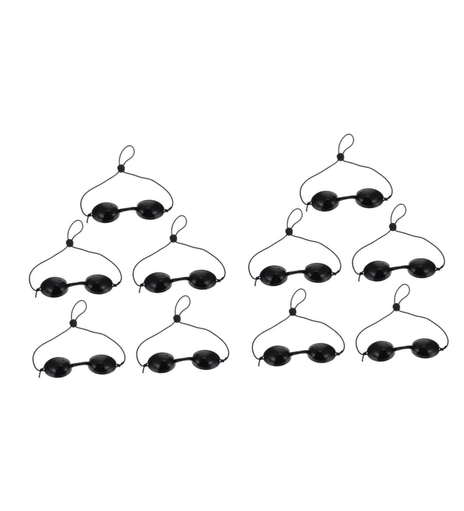  FRCOLOR FRCOLOR Visor 10 Pieces Eye Mask Eye Protector Led Light Uv Glasses Eye Cover Shadow Ultraviolet Rays Protective Glasses Blind - Buy Online on GoSupps.com