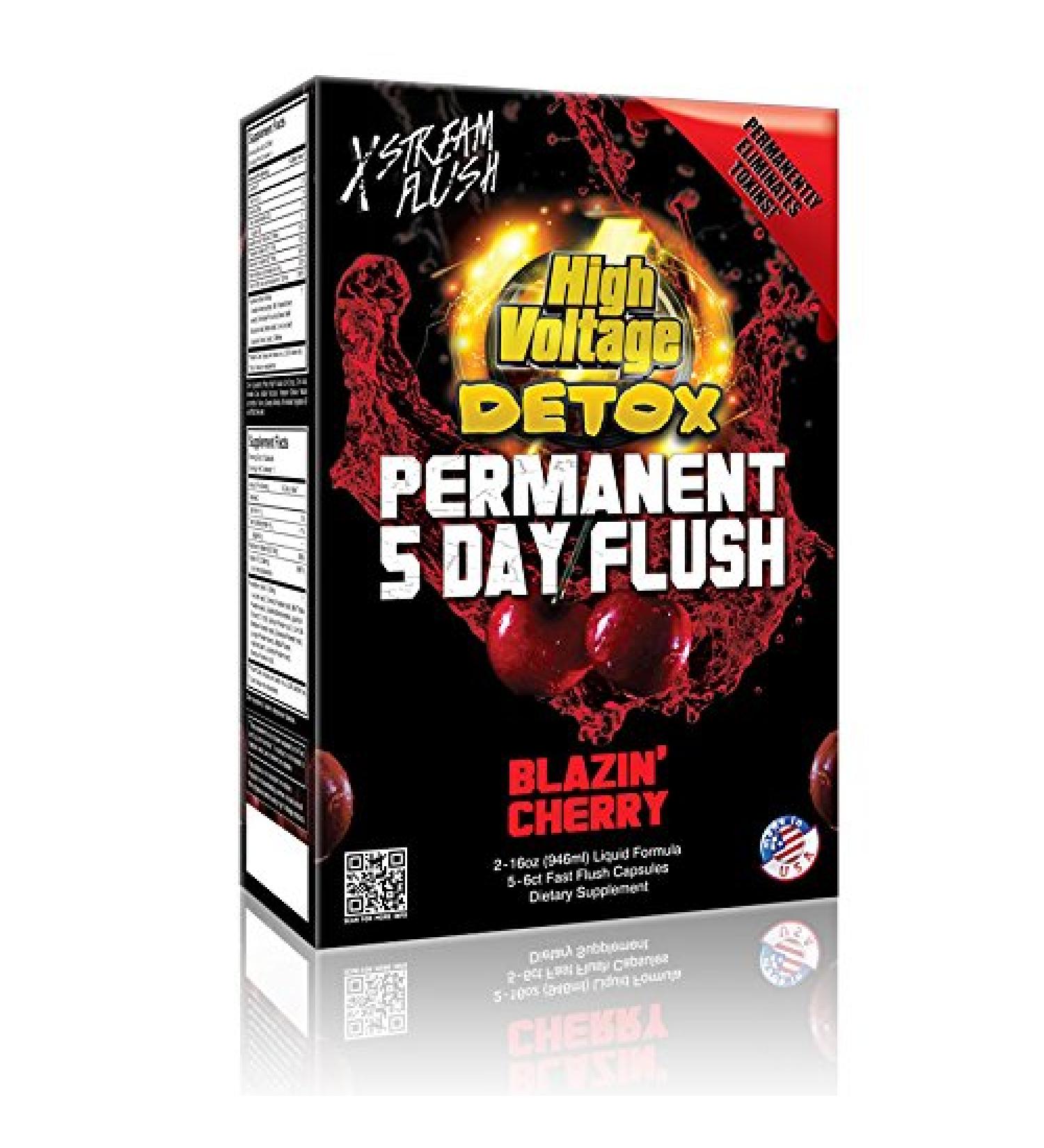 High Voltage Permanent 5 Day Flush Blazin Cherry