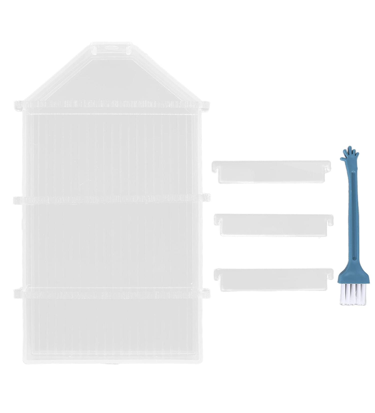 Bead Sorting Trays Diamond DIY Tools | Paint Mixing Trays for Kids & Students | Classroom Art Craft Plastic Pallet (Transparent) - Buy Online on GoSupps.com