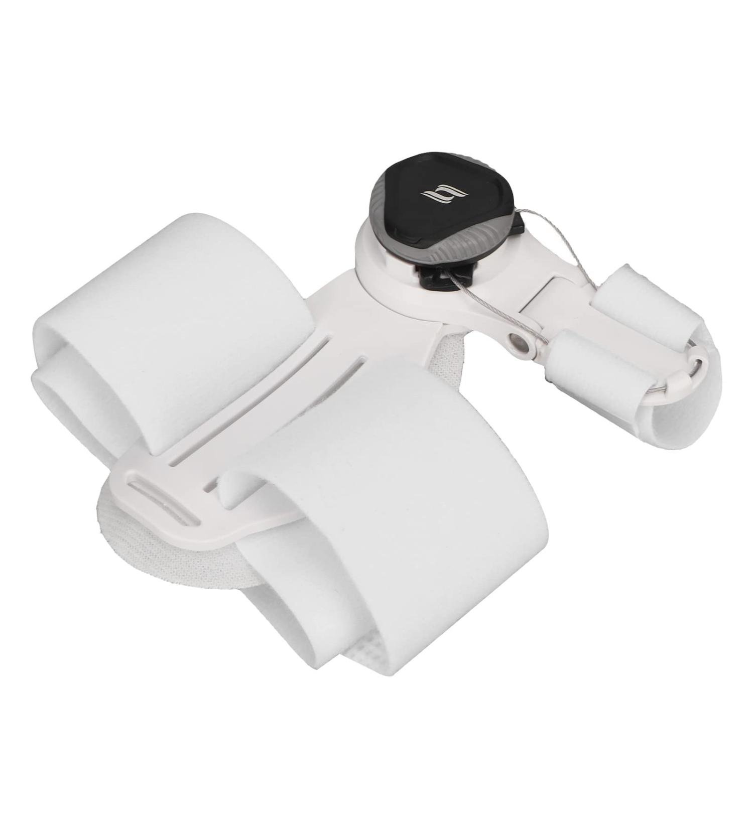 Adjustable Thumb Valgus Corrector | Silicone Toe Straightener (Black) | Prevent Overlapping & Align Hallux Valgus - Buy Online on GoSupps.com