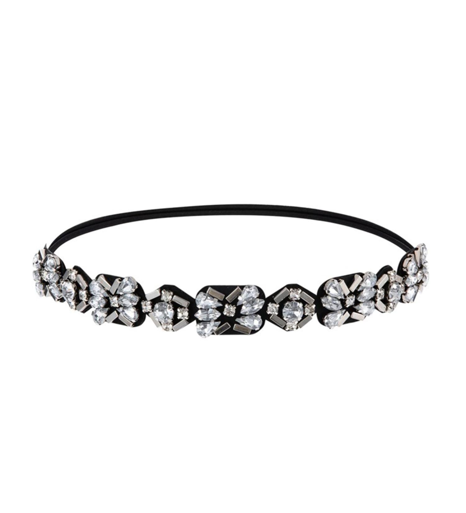 Elastic Headband with Rhinestone&Beads Decors Hair Hoop Women Wedding Party Taking Photo Headband 1 - Buy Online on GoSupps.com