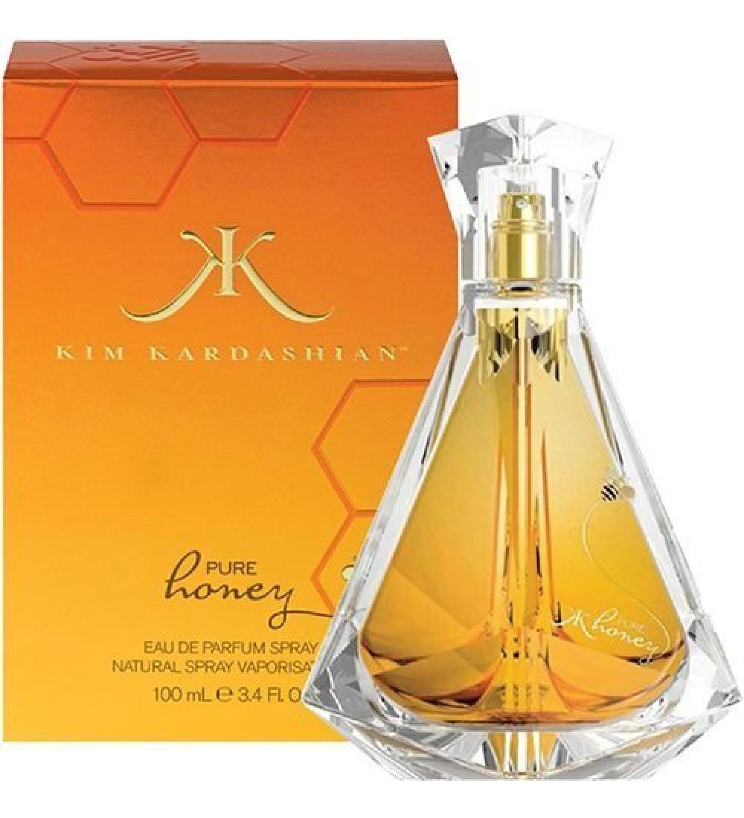 Kim Kardashian Pure Honey Eau de Parfum Spray for Women 3.4 Ounce (Pack of 2)